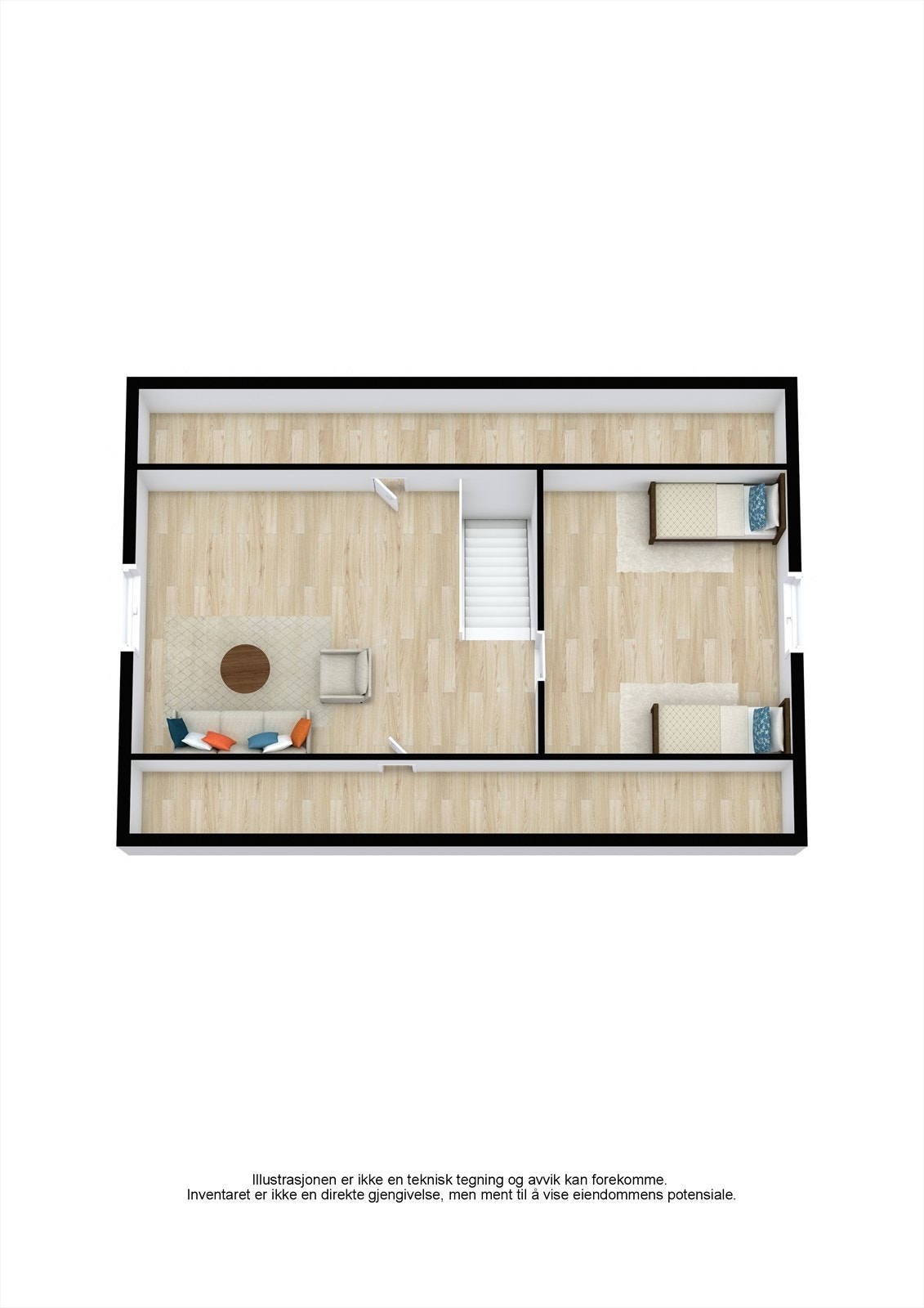 Plantegning hems. Galleribilde