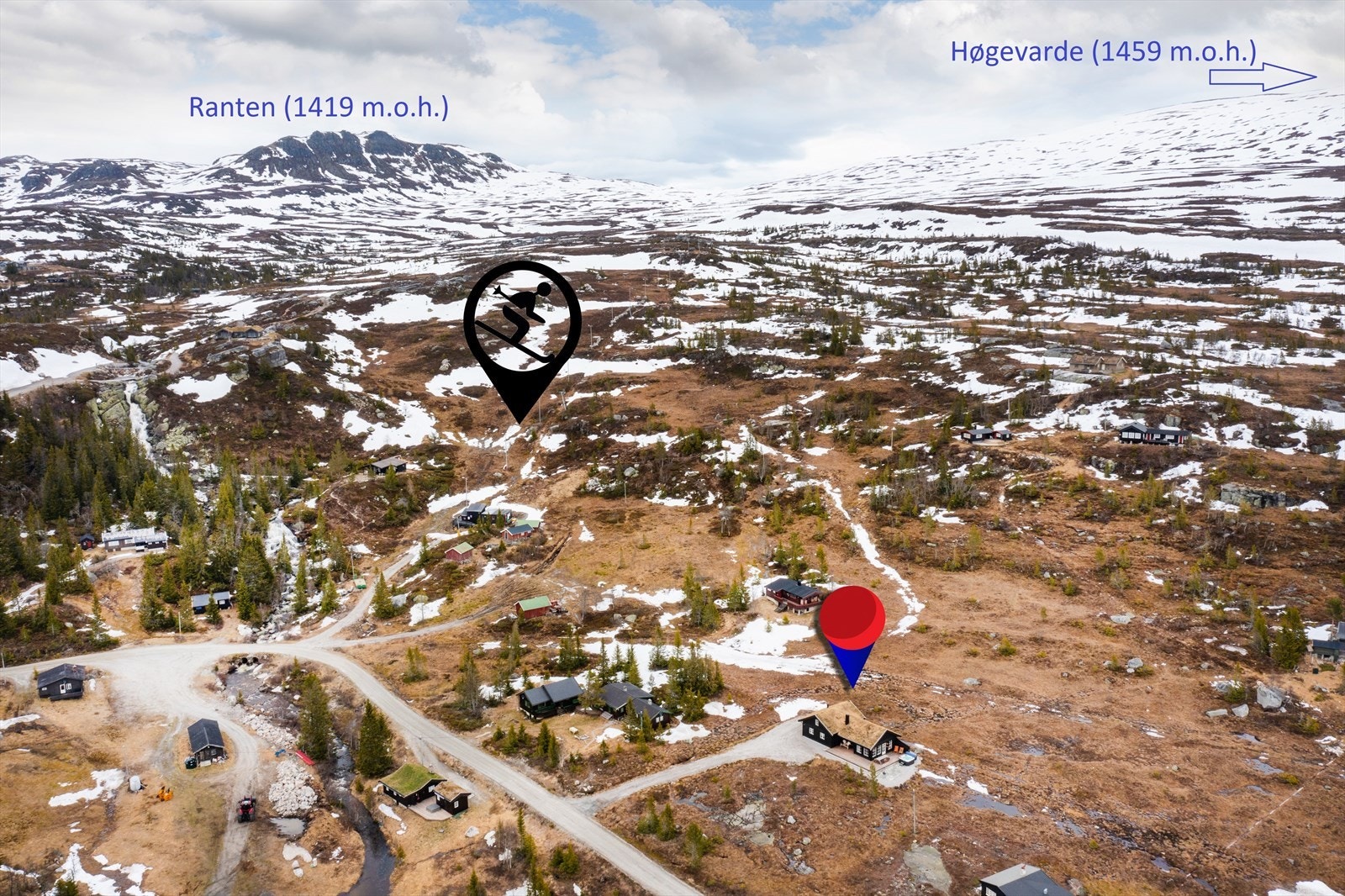 Her får du storslagen og flott natur rett i snaufjellterreng som er velegnet for fotturer, fisking og sykkelturer for å nevne noe. Nærhet til godt løypenett samt skitrekk. Galleribilde