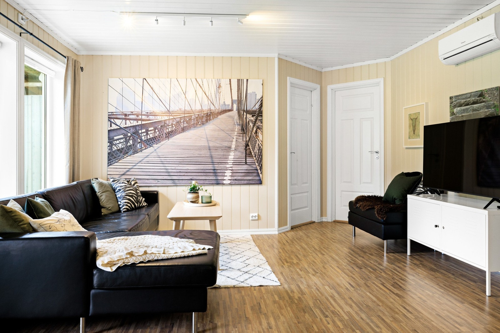 Stue mot soverommene Galleribilde