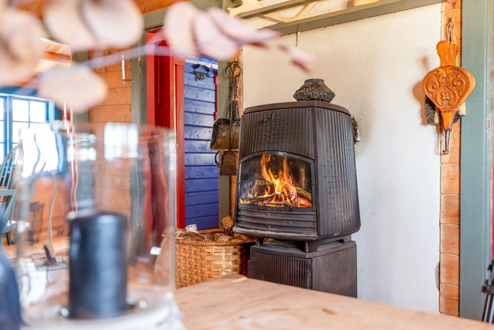 Peiskos hører med på hytta Galleribilde