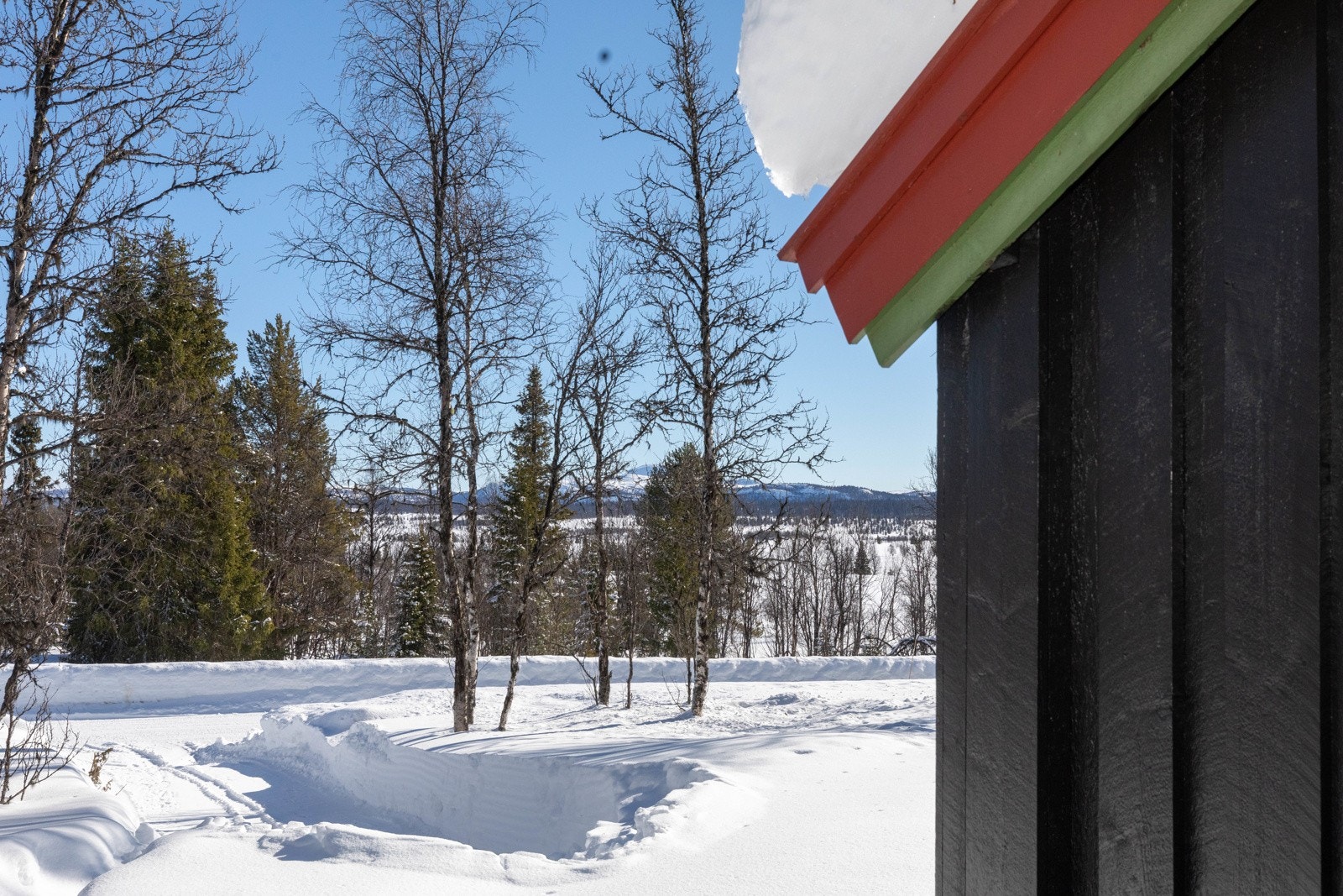 Stiene nær eiendommen tar deg med til Gravfjellet (1174 moh.), videre over til Kjølafjellet, samt knatter og tjern Galleribilde
