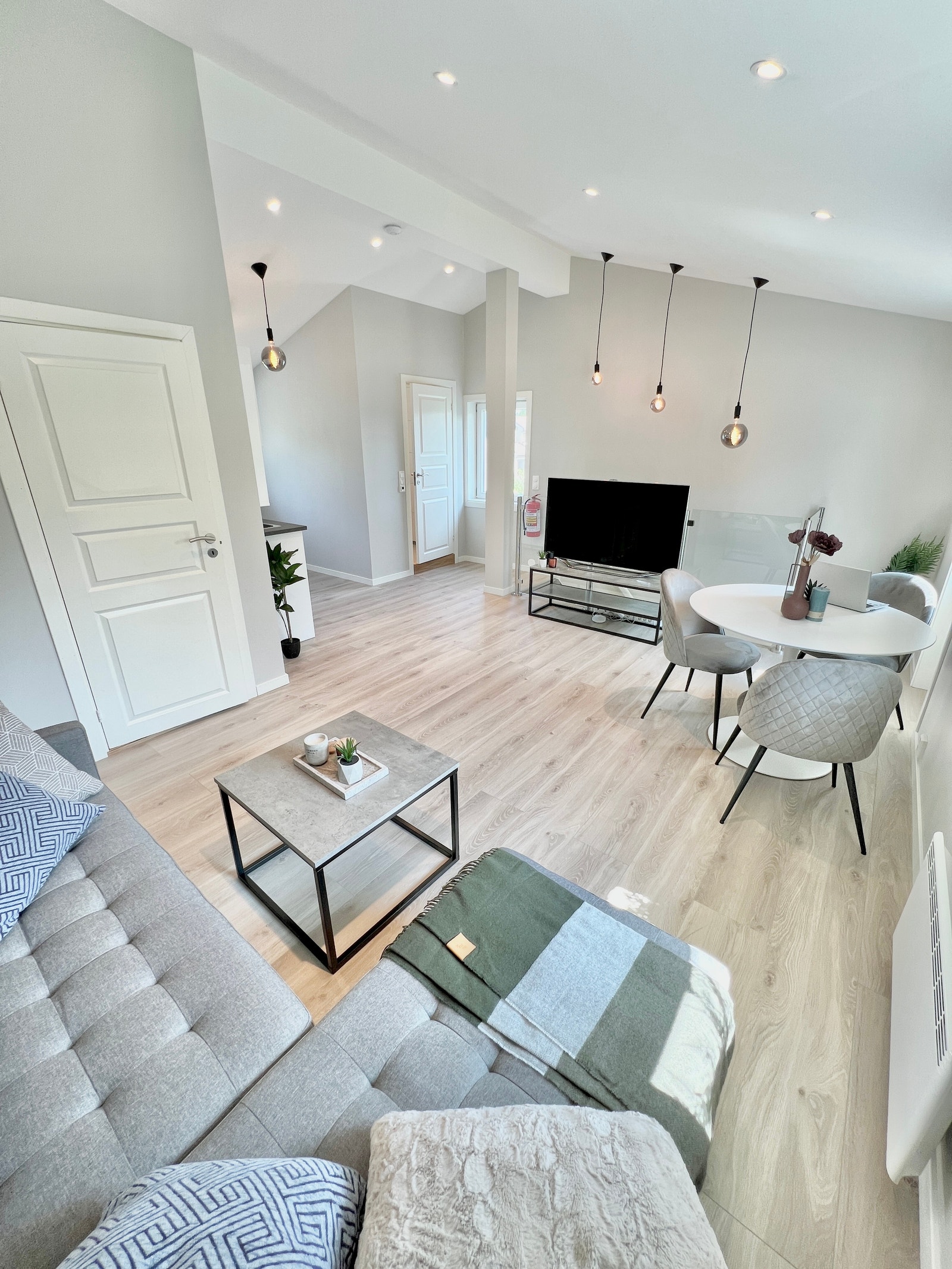 Romslig stue med spiseplass Galleribilde