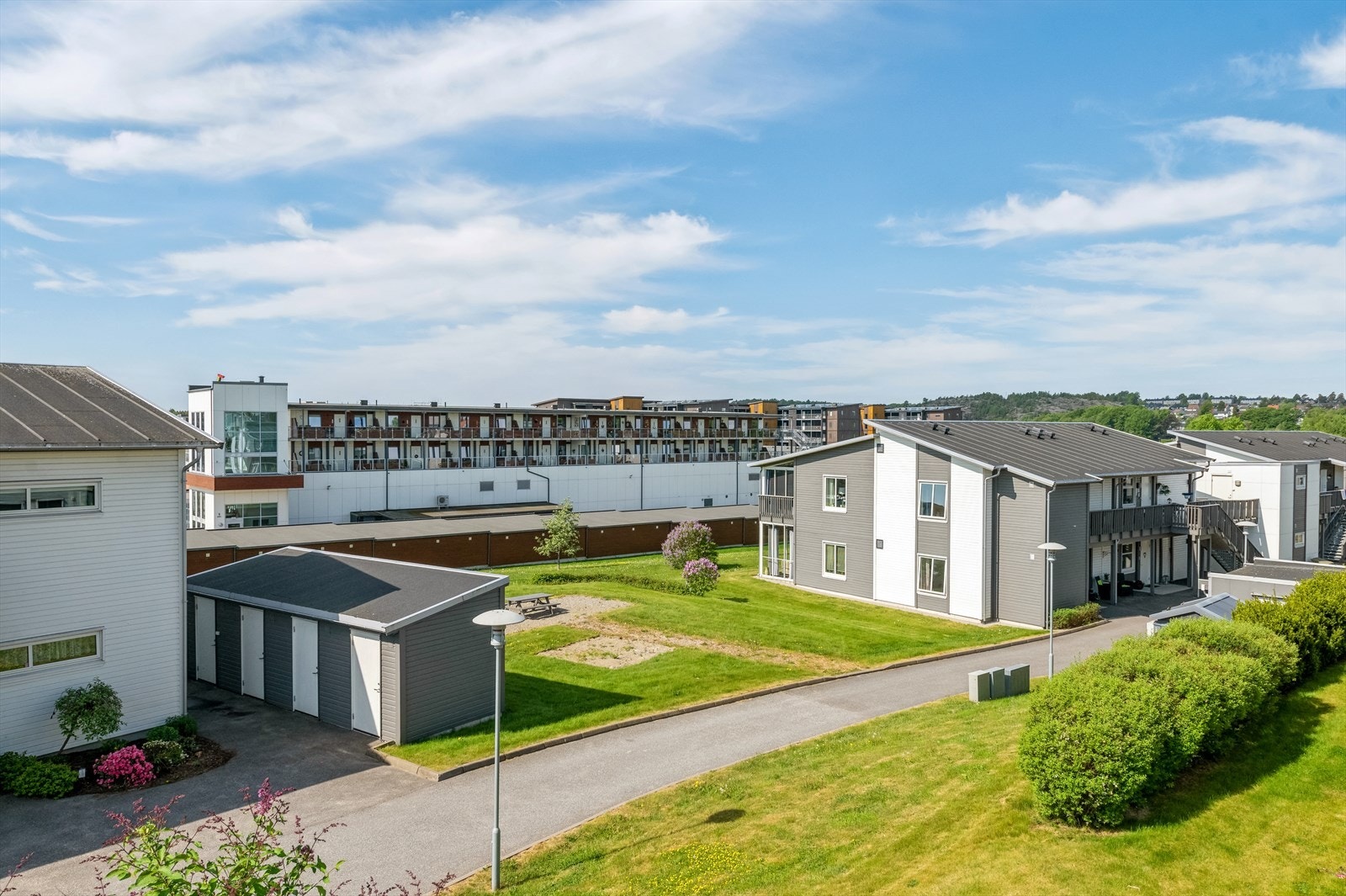 Utsikt fra balkong Galleribilde
