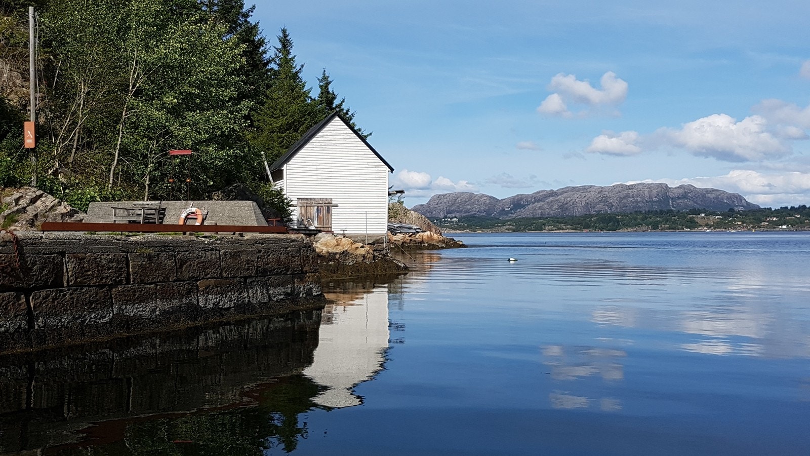 Offentlig kai til venstre i bildet. Galleribilde