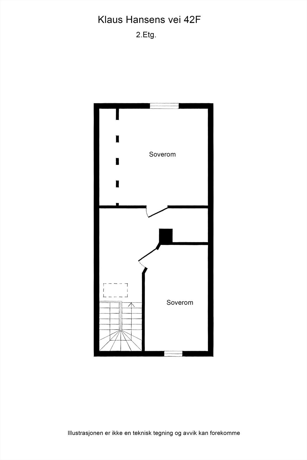 Plantegning 2. etasje Galleribilde