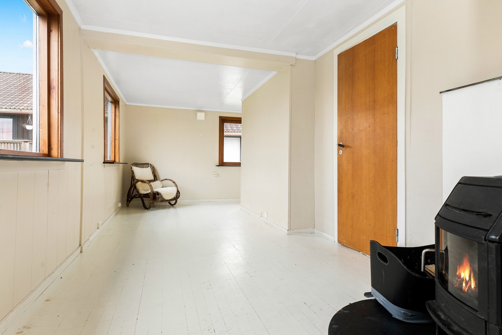 Stue med peis. Galleribilde