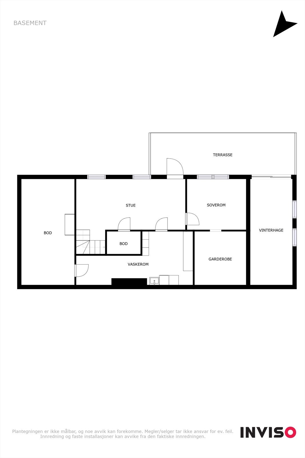 Plantegning sokkel Galleribilde