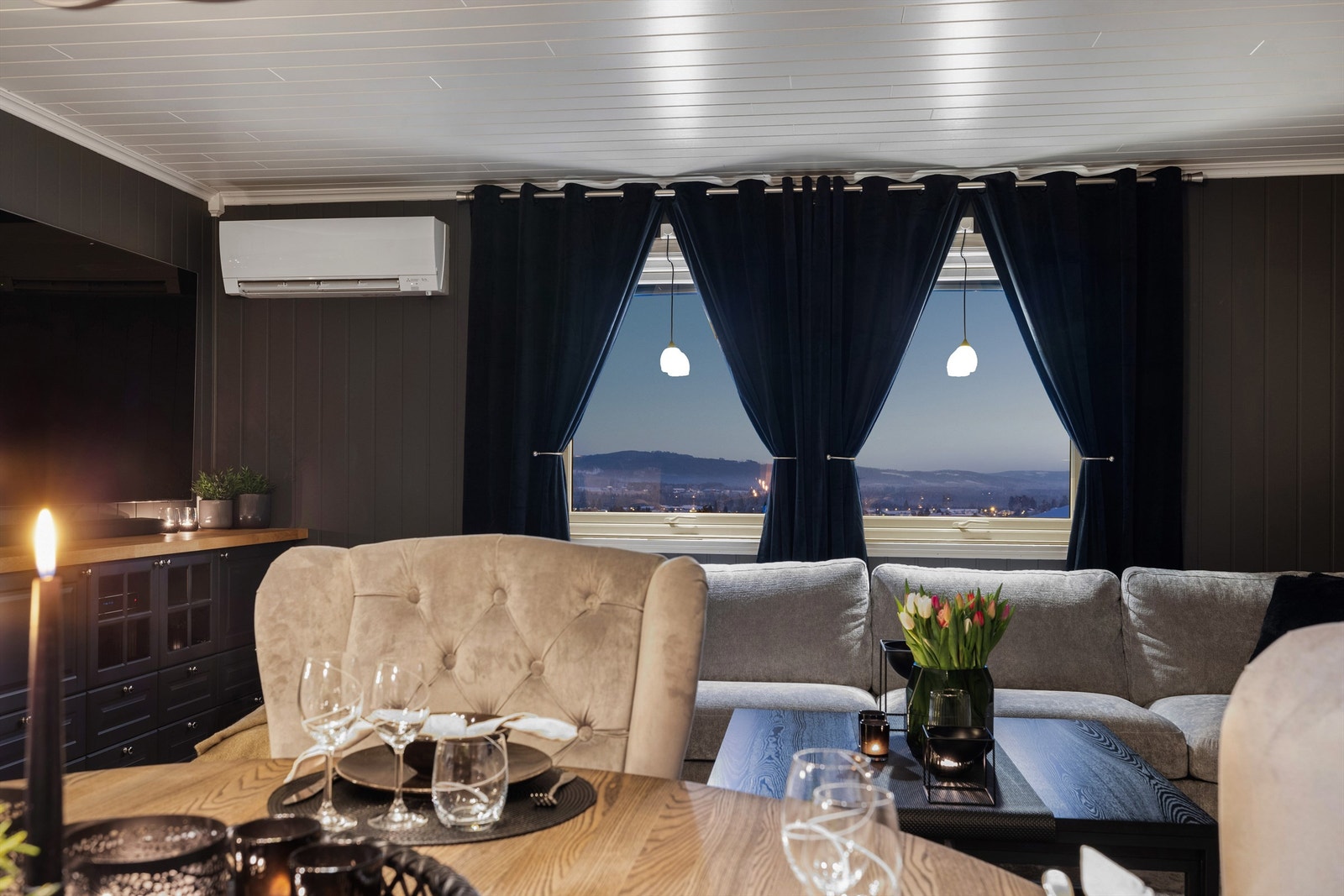 Fin utsikt fra stuen Galleribilde