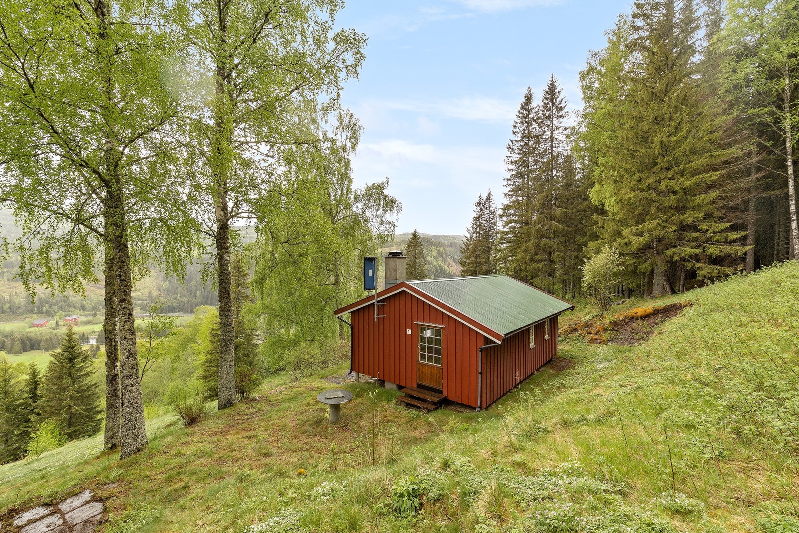 Hytta ligger i naturskjønne omgivelser i Sona. Galleribilde