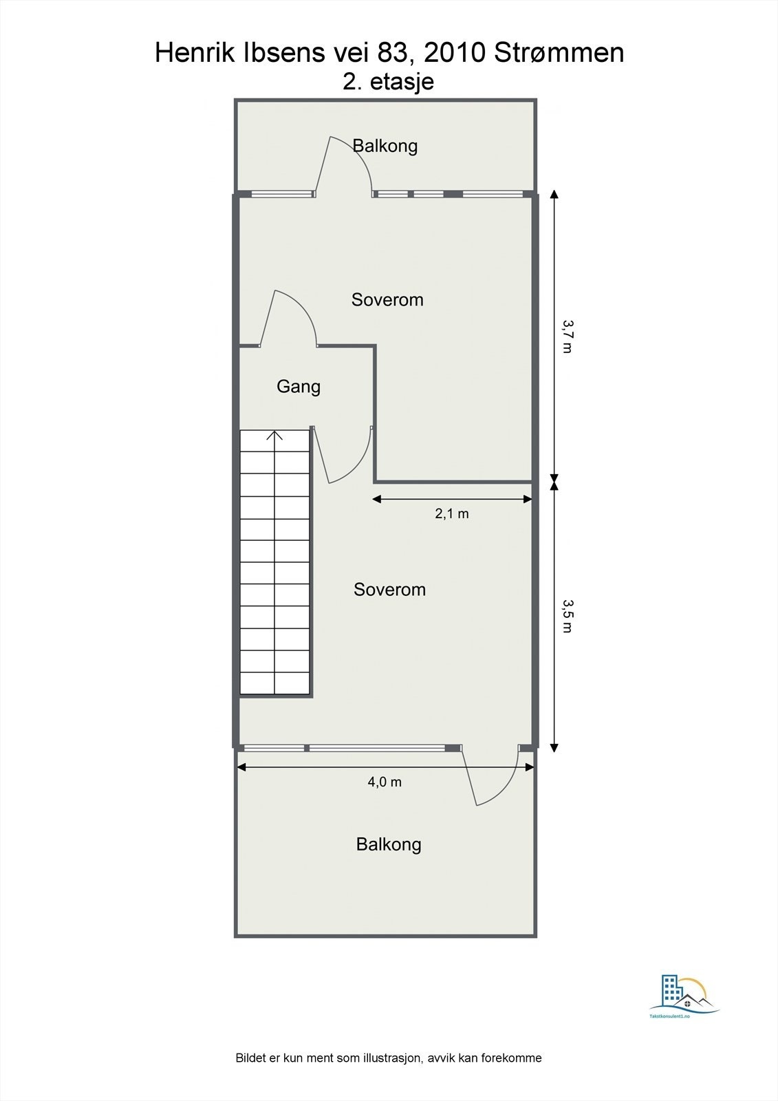 Plantegning 2. etasje Galleribilde
