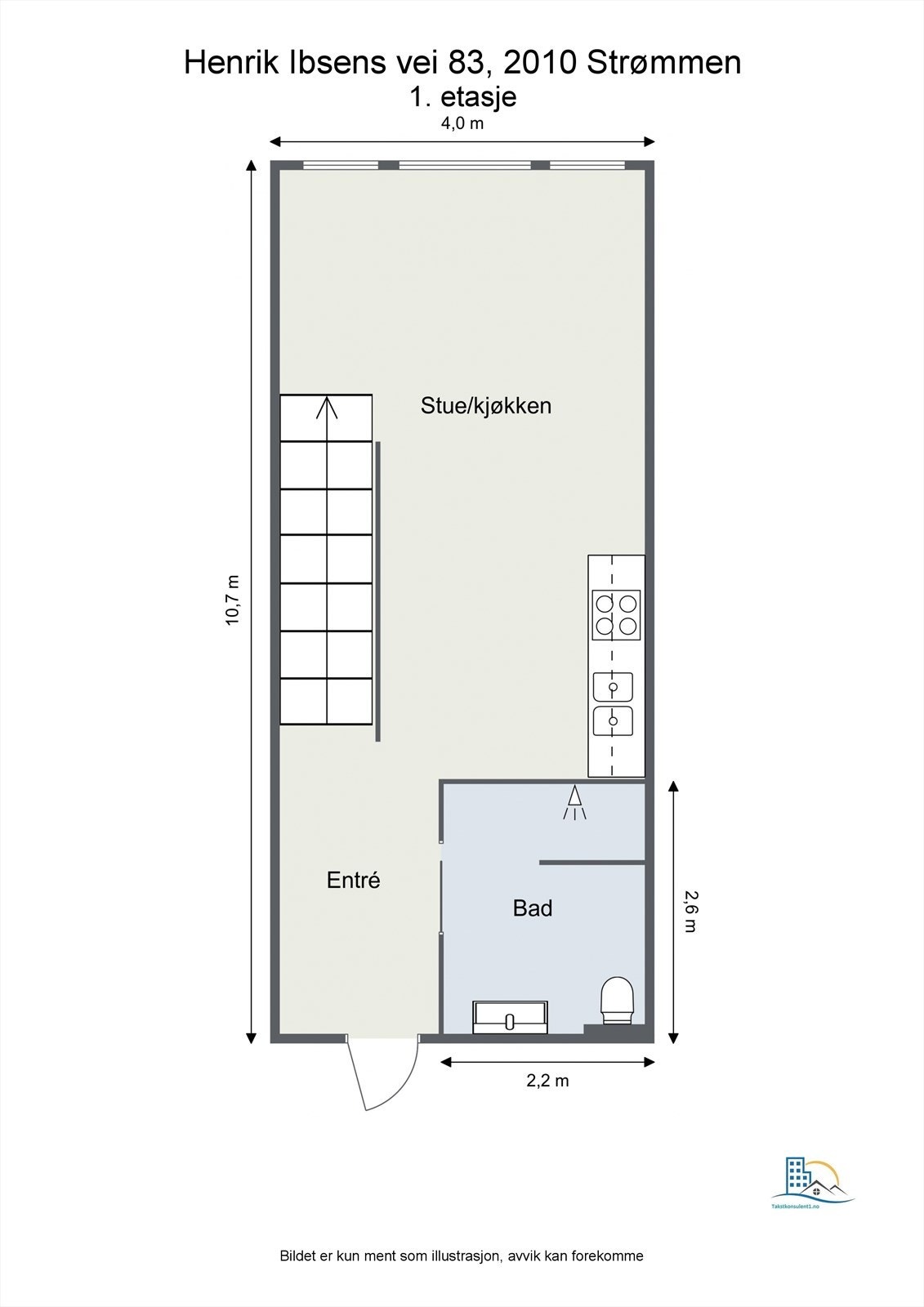 Plantegning 1. etasje Galleribilde