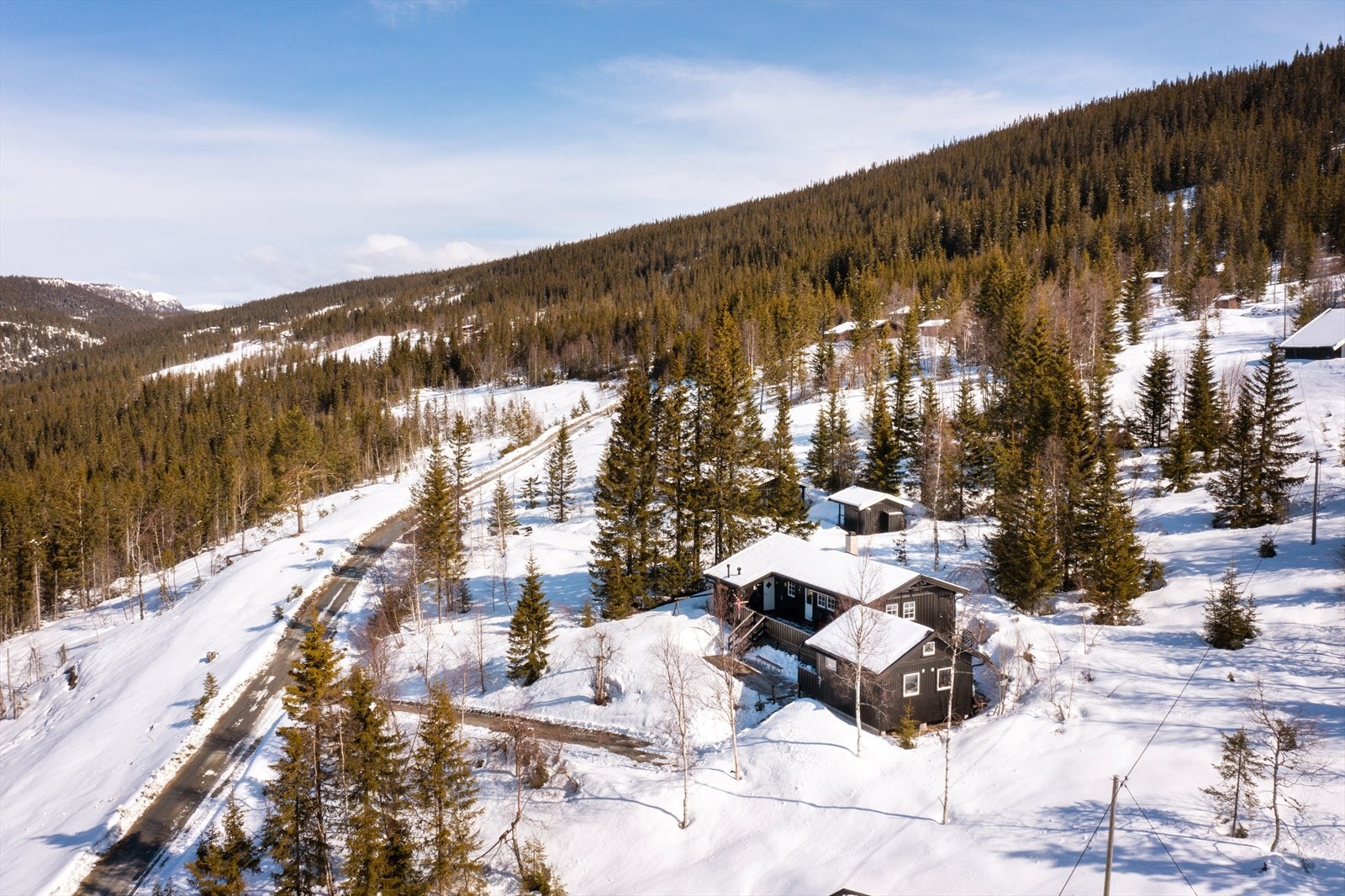 Fra hytta er det ca. 30 minutters kjøring til Quality Spa og Resort Norefjell, med restauranter og aktiviteter som klatring, rappellering og Bøeseter alpinbakker. Galleribilde