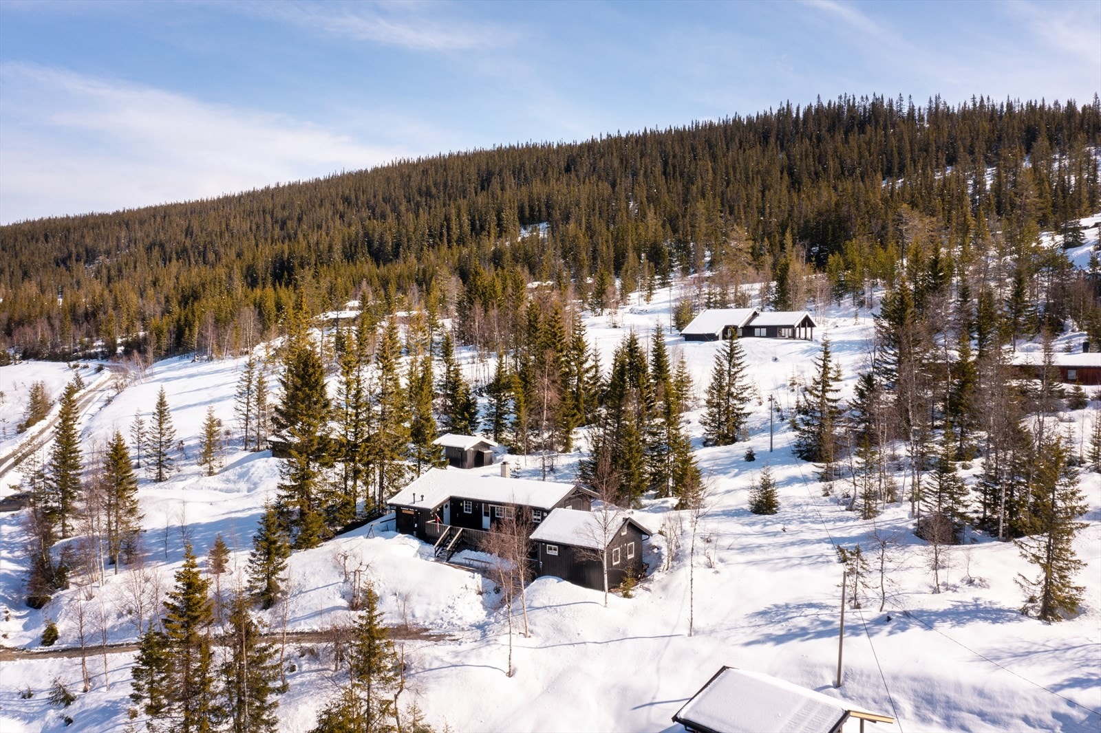 Fra hytta er det nærhet til både skitrekk på Tempelseter samt Haglebu alpinanlegg og Norefjell Alpinsenter. Galleribilde