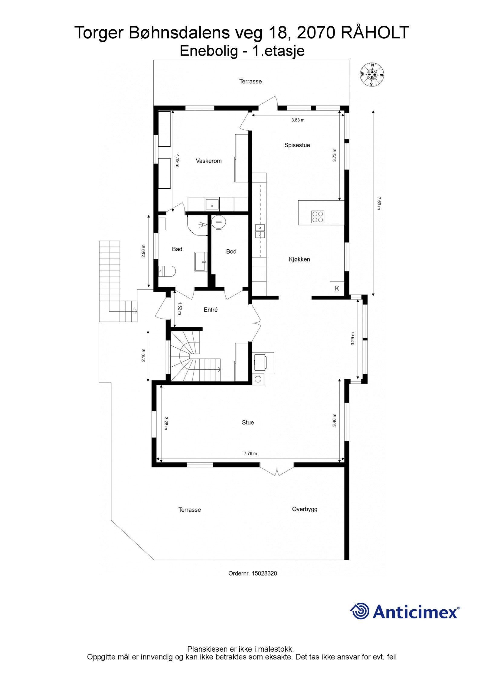 Plantegning. Galleribilde