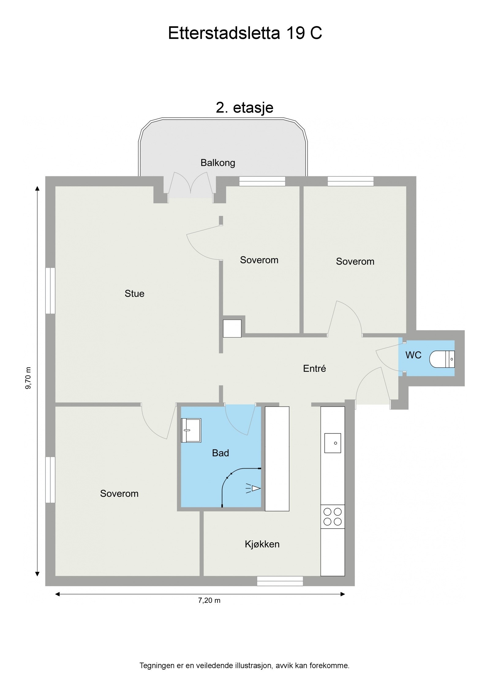 Plantegning Galleribilde