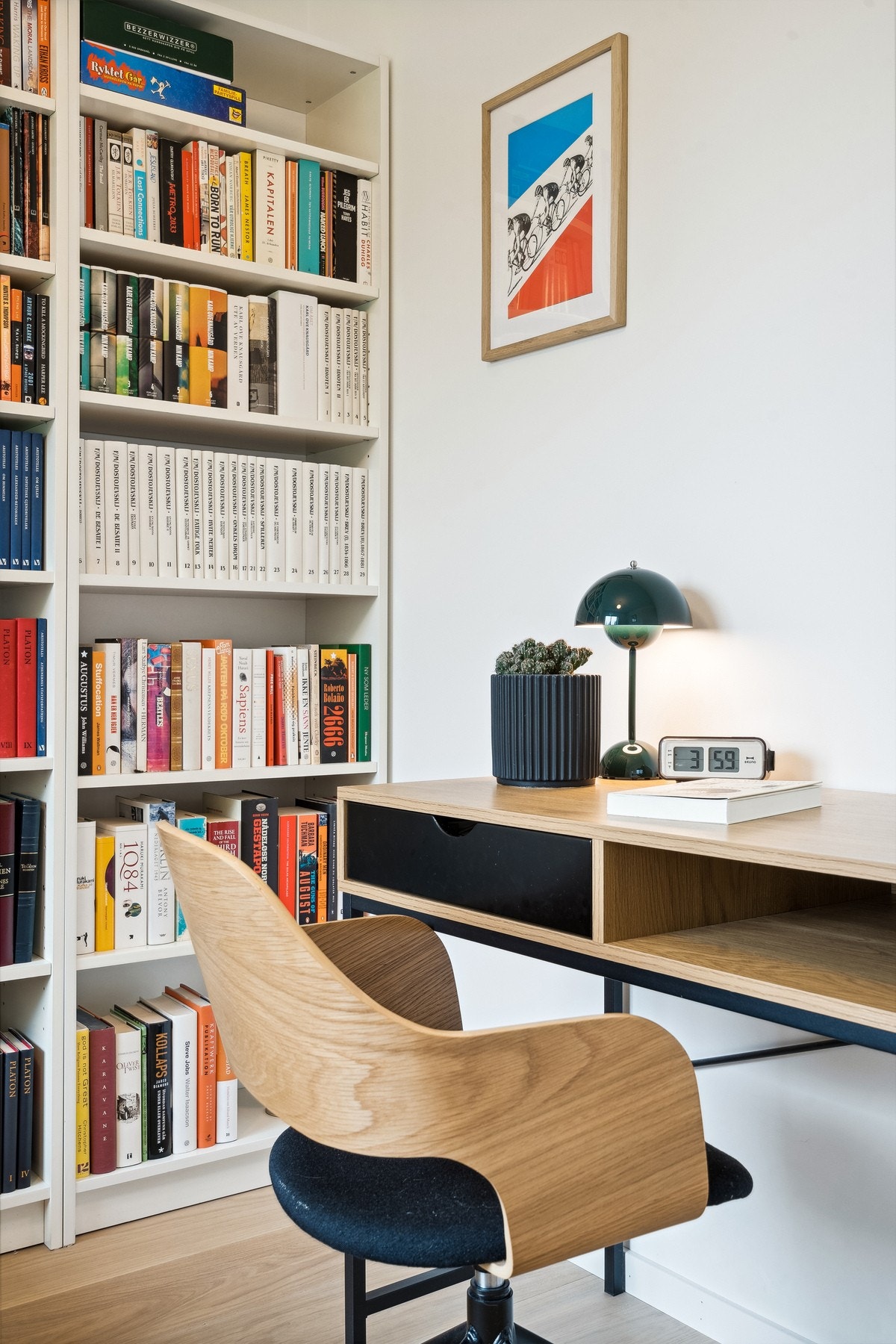 Detaljbilde fra soverom/kontor Galleribilde