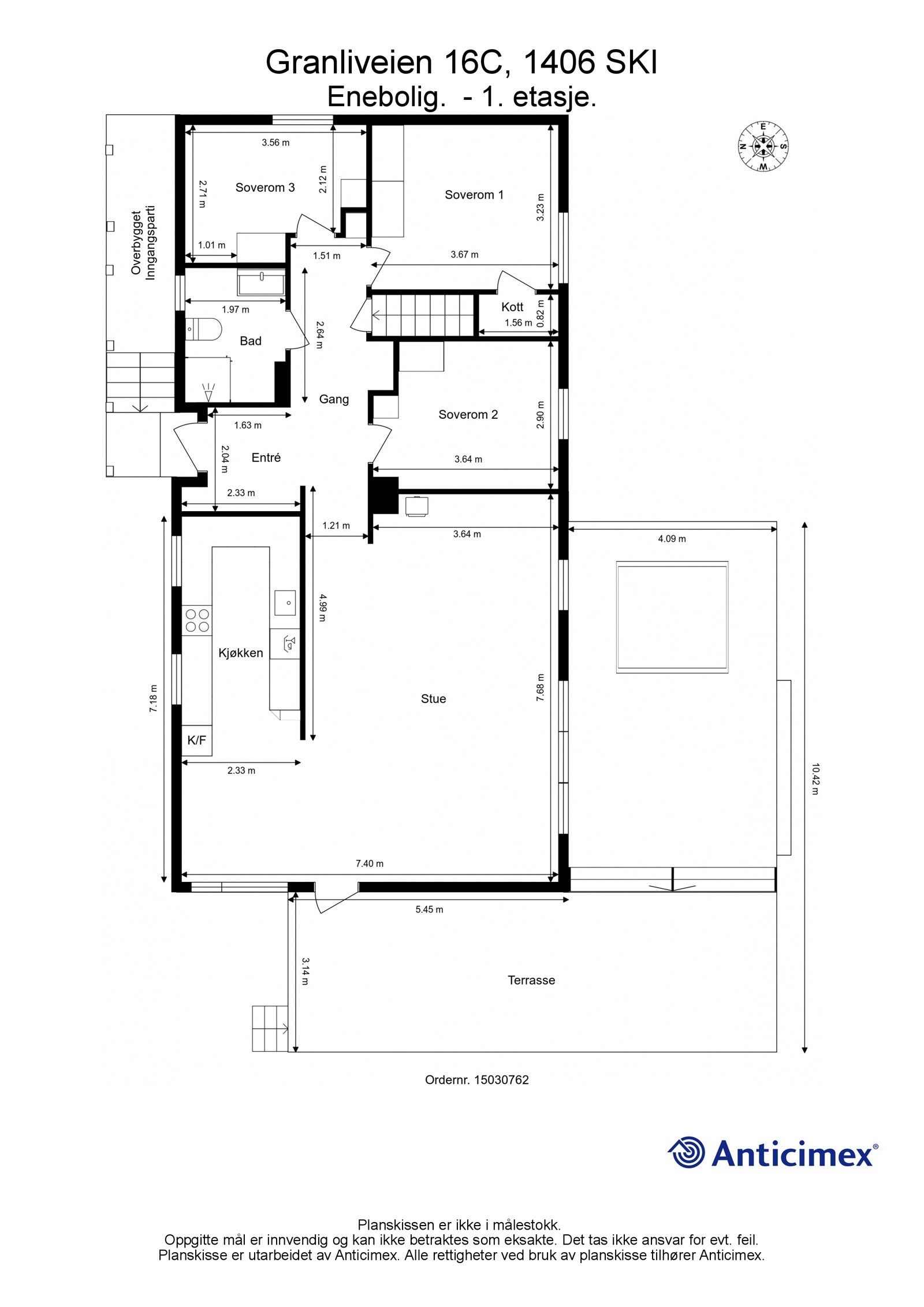 Plantegning 1.etasje. Galleribilde