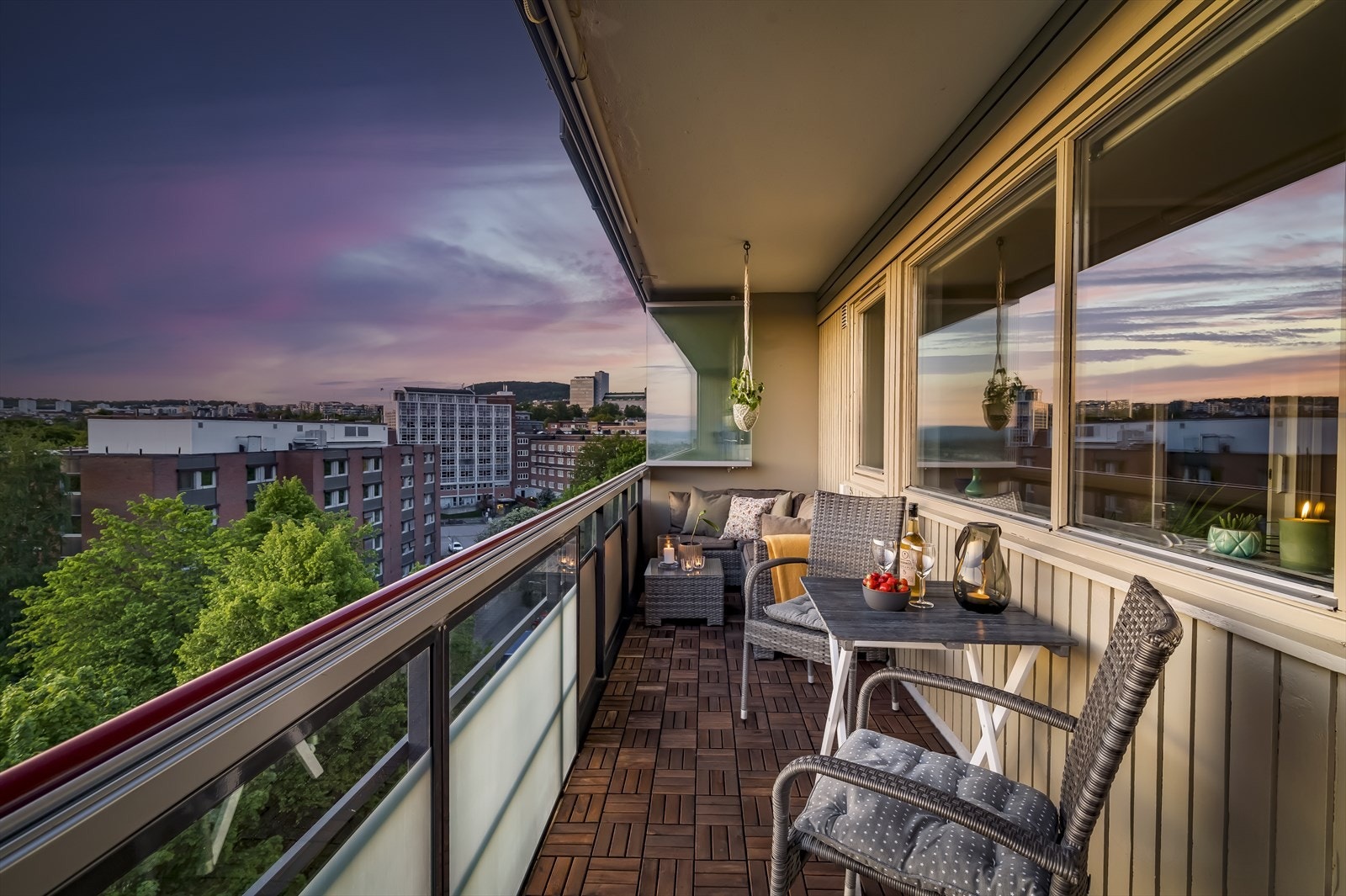 I henhold til husordensregler er det tillatt med gass- og elektrisk grill Galleribilde