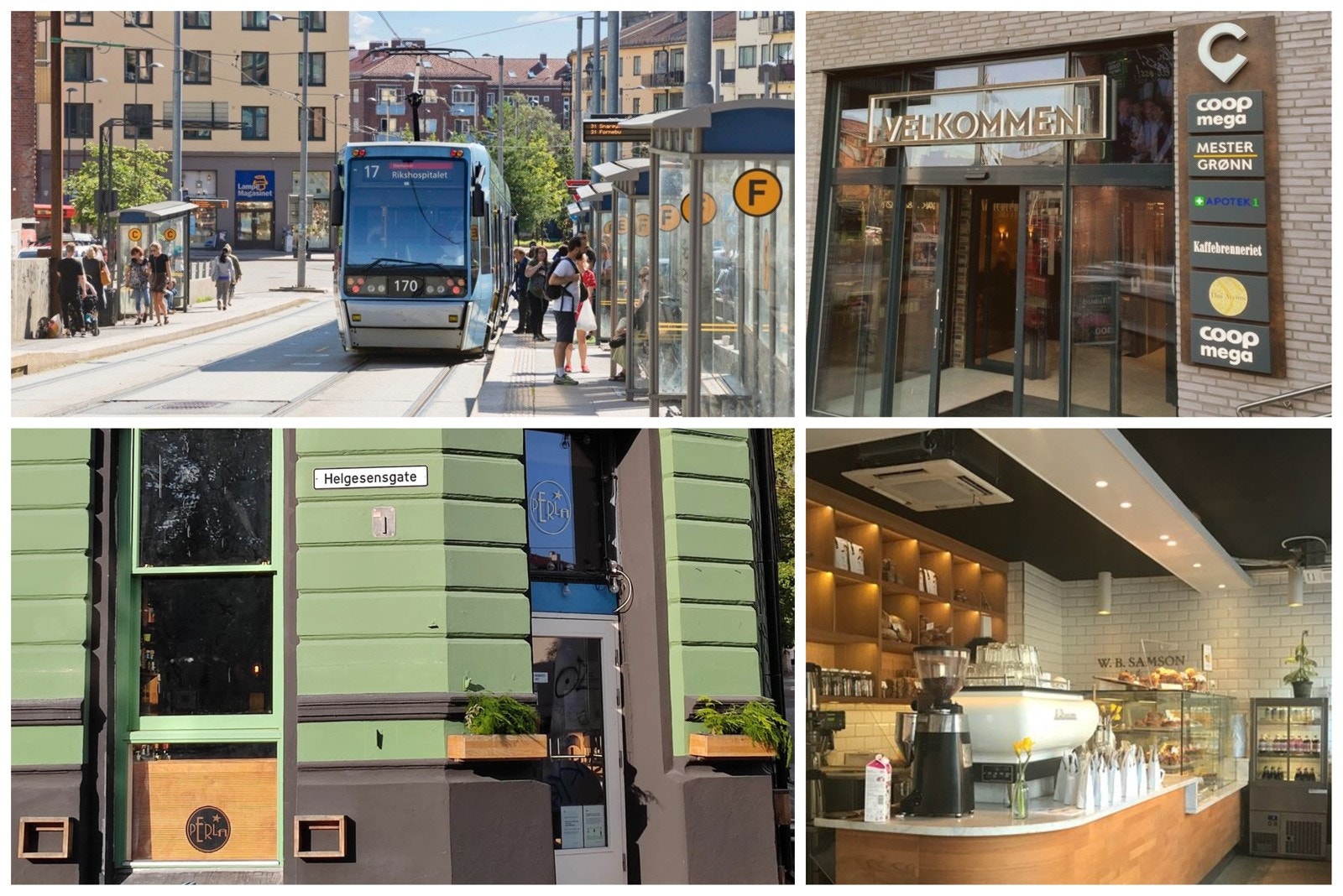 Carl Berner er et kollektivknutepunkt, men også med spennende spisesteder og kafeer. Fra leiligheten er det kort avtand til populære Perla, som inviterer til koselige stunder i godt selskap. Galleribilde