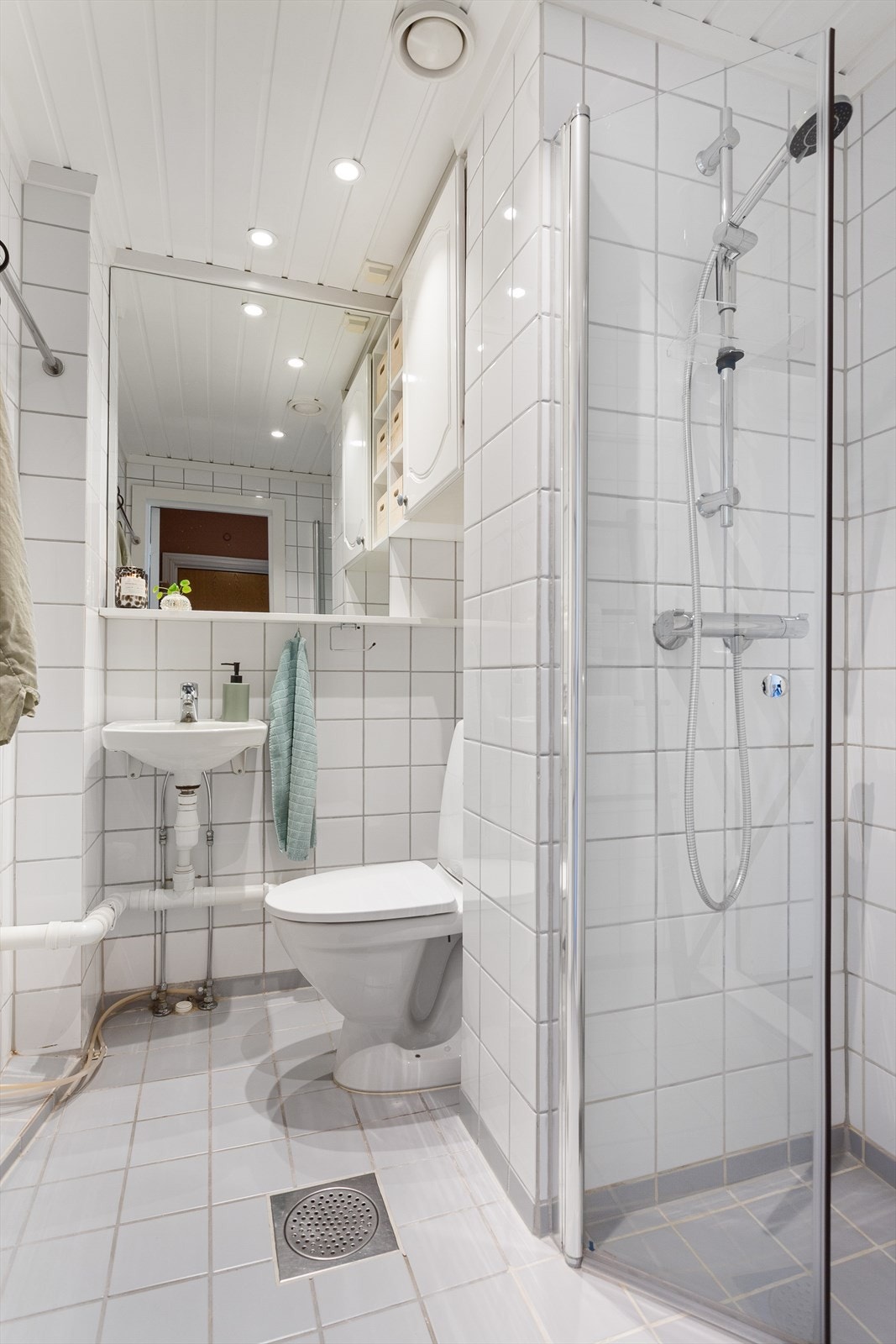 Delvis oppgradering på badet i forbindelse med vedlikehold Galleribilde