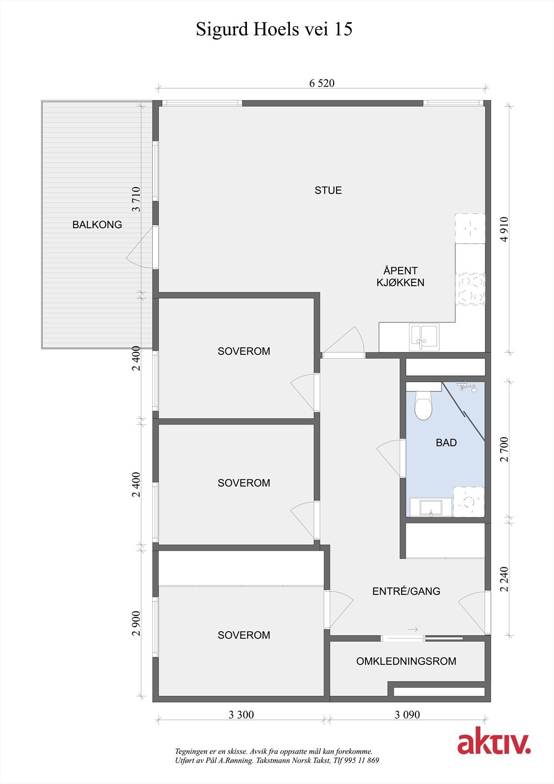 Planskisse Galleribilde