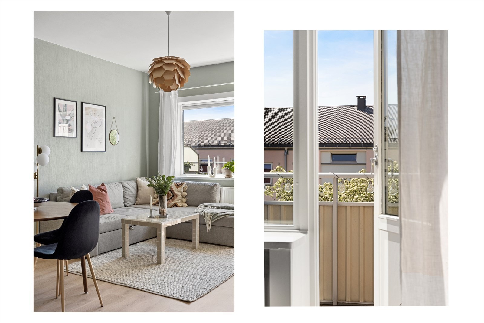 - Fra stuen er det utgang til balkong - Galleribilde