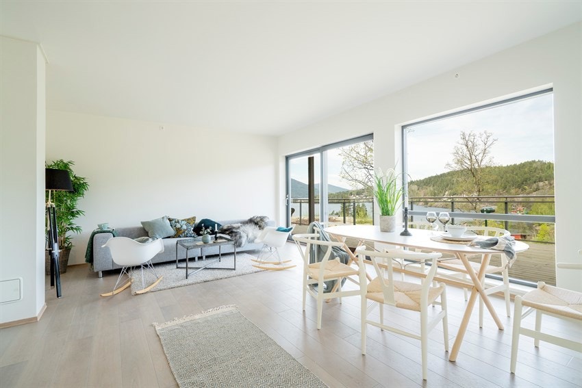 Bilde fra tilsvarende bolig som er oppført i nærområdet. Galleribilde