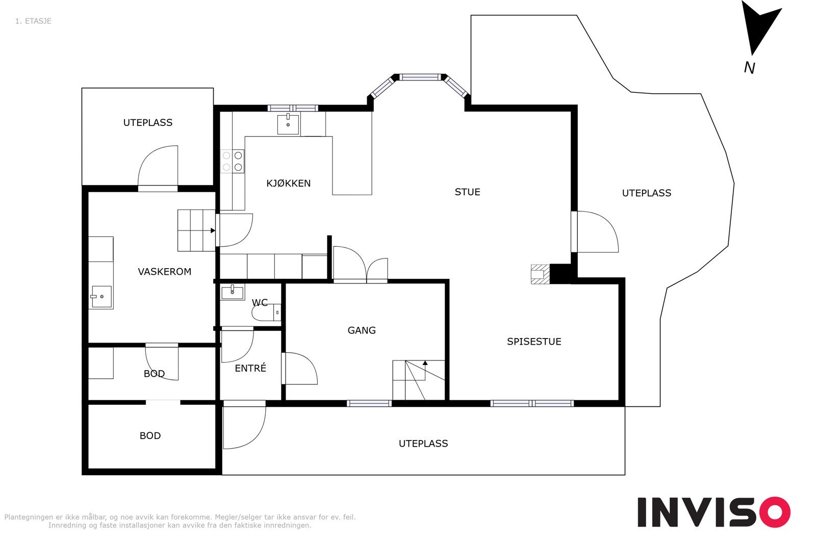 Plantegning hovedplan Galleribilde