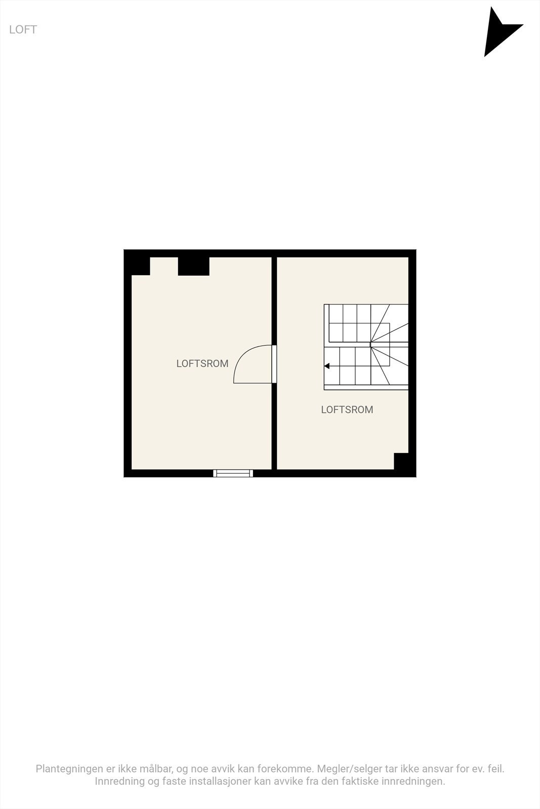 - Plantegning loft - Galleribilde