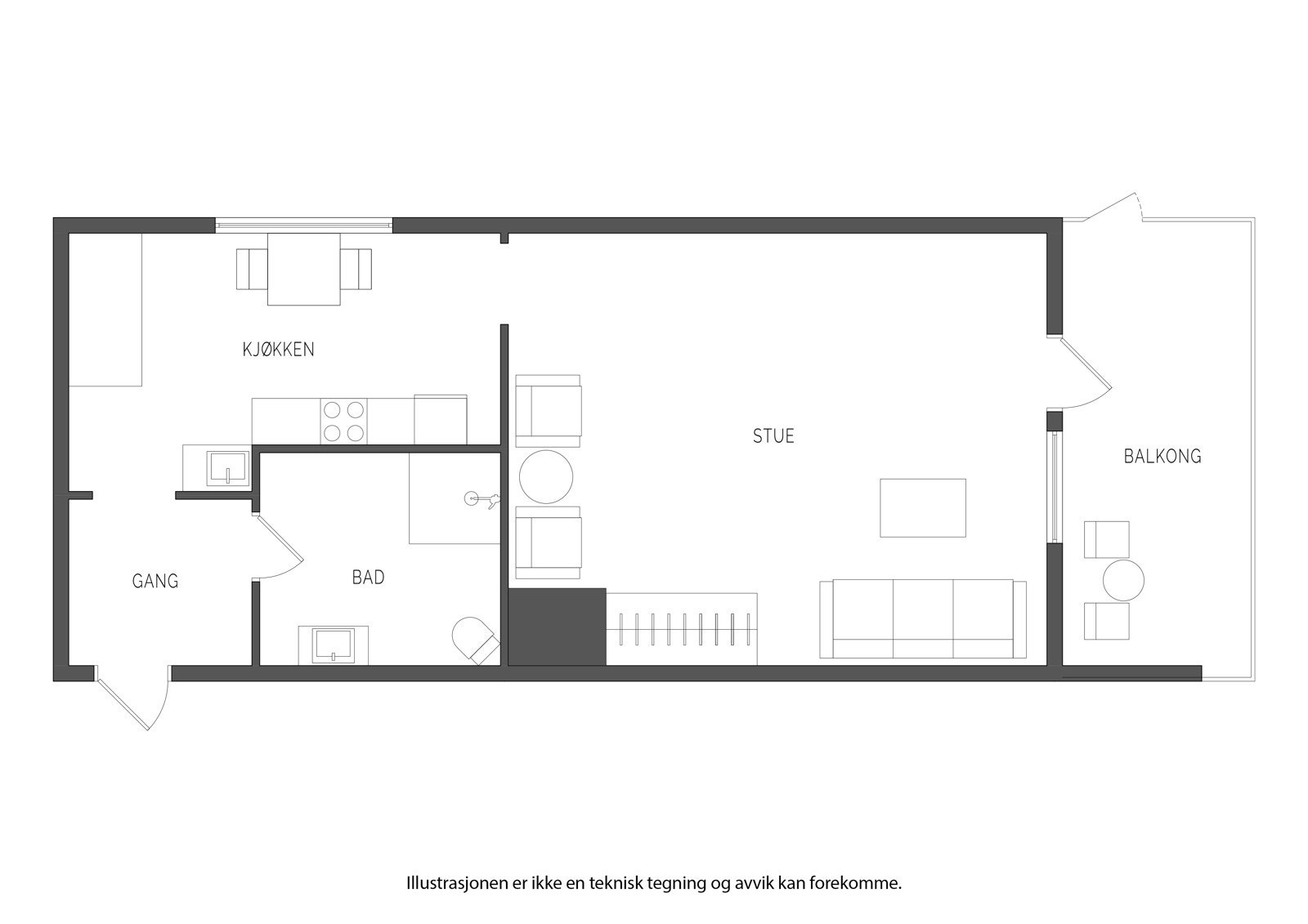 Plantegning Galleribilde