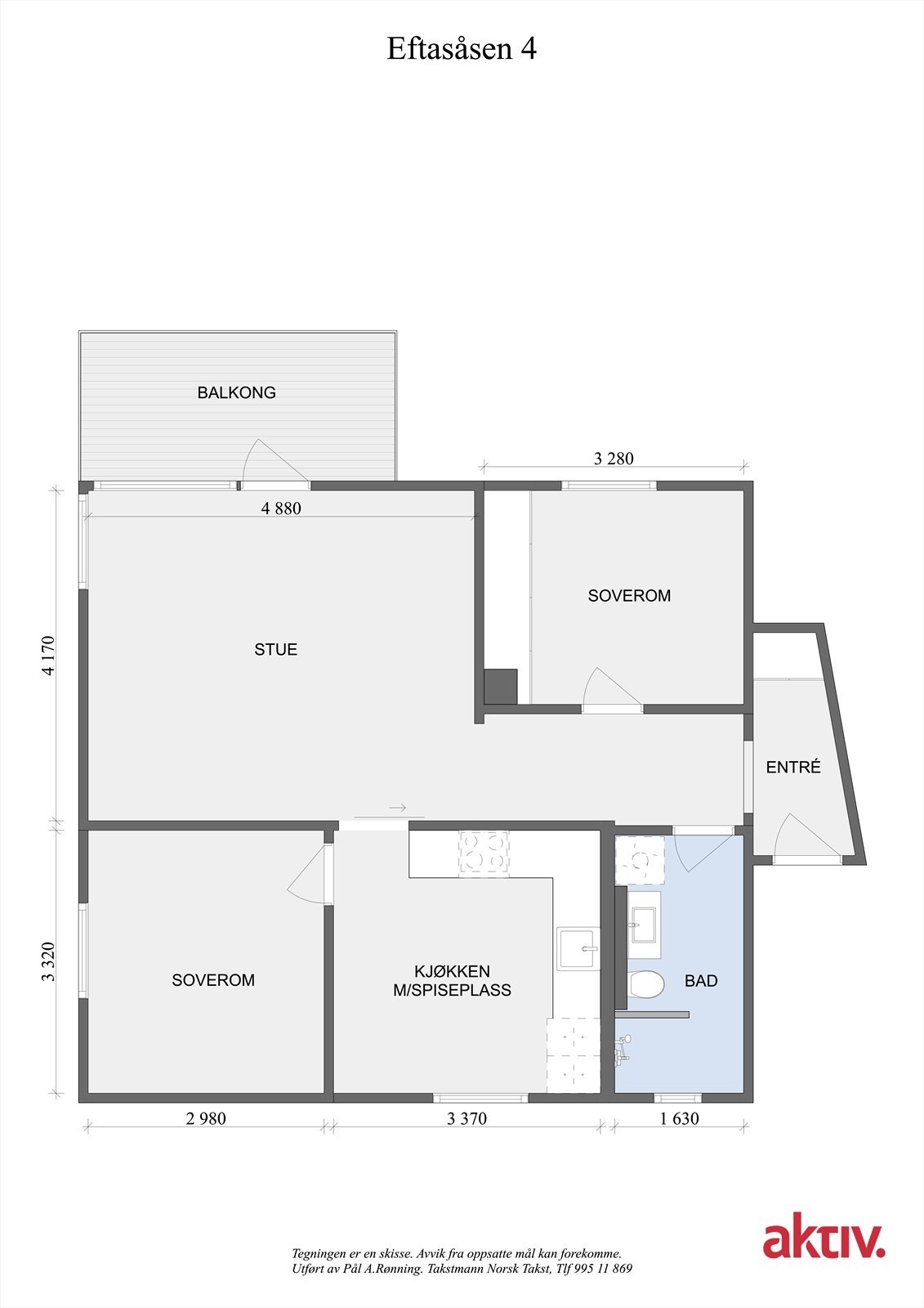 Planløsning. Utover innvendig areal disponerer leiligheten en kjellerbod på ca 8,0 m2 og felles vaskerom i kjeller. Galleribilde