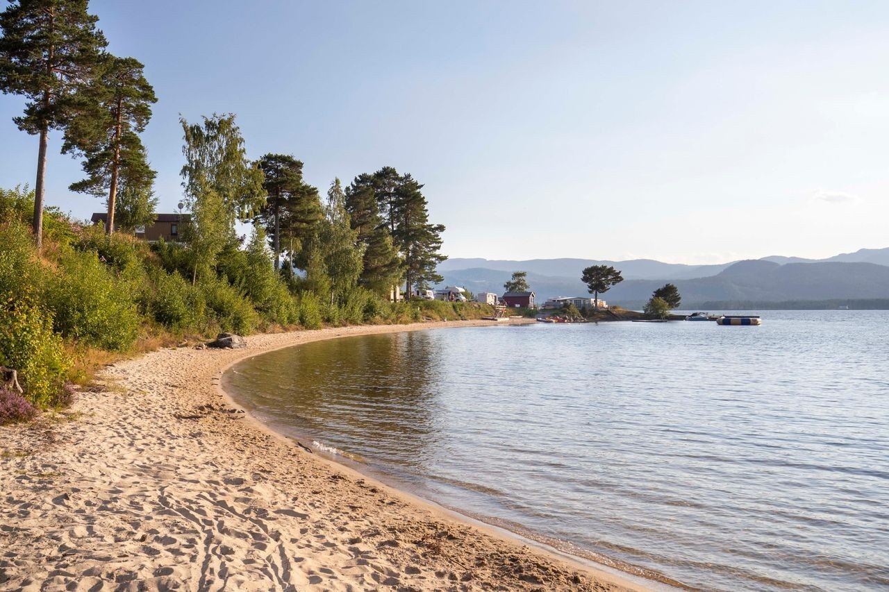 Badestrand ikke langt fra eiendommen Galleribilde