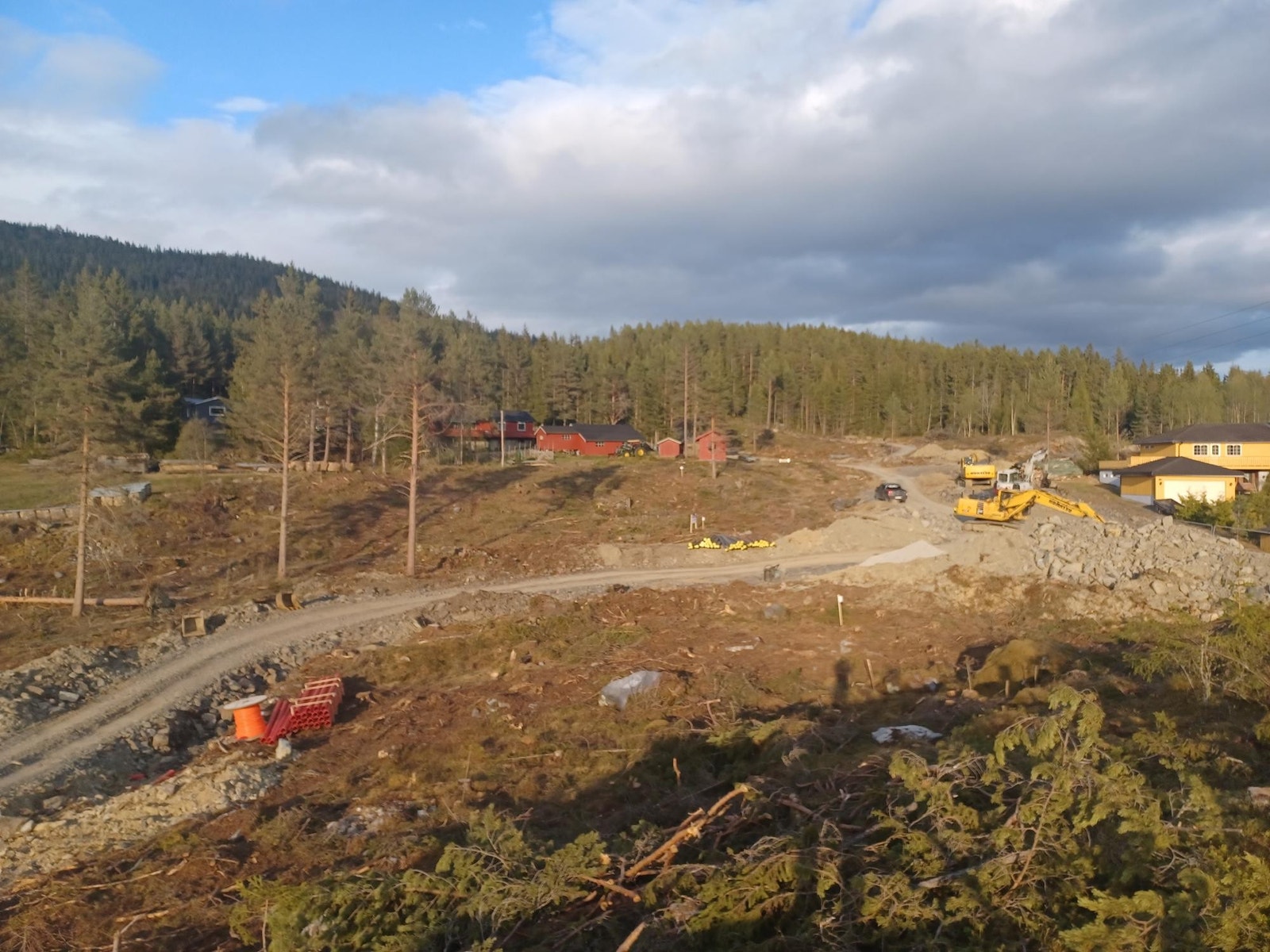 Flott område med fin solgang hele dagen Galleribilde
