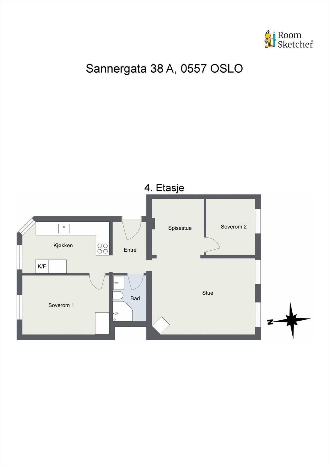 - Vi viser deg plantegningen tidlig, slik at du får orientert deg! - Galleribilde
