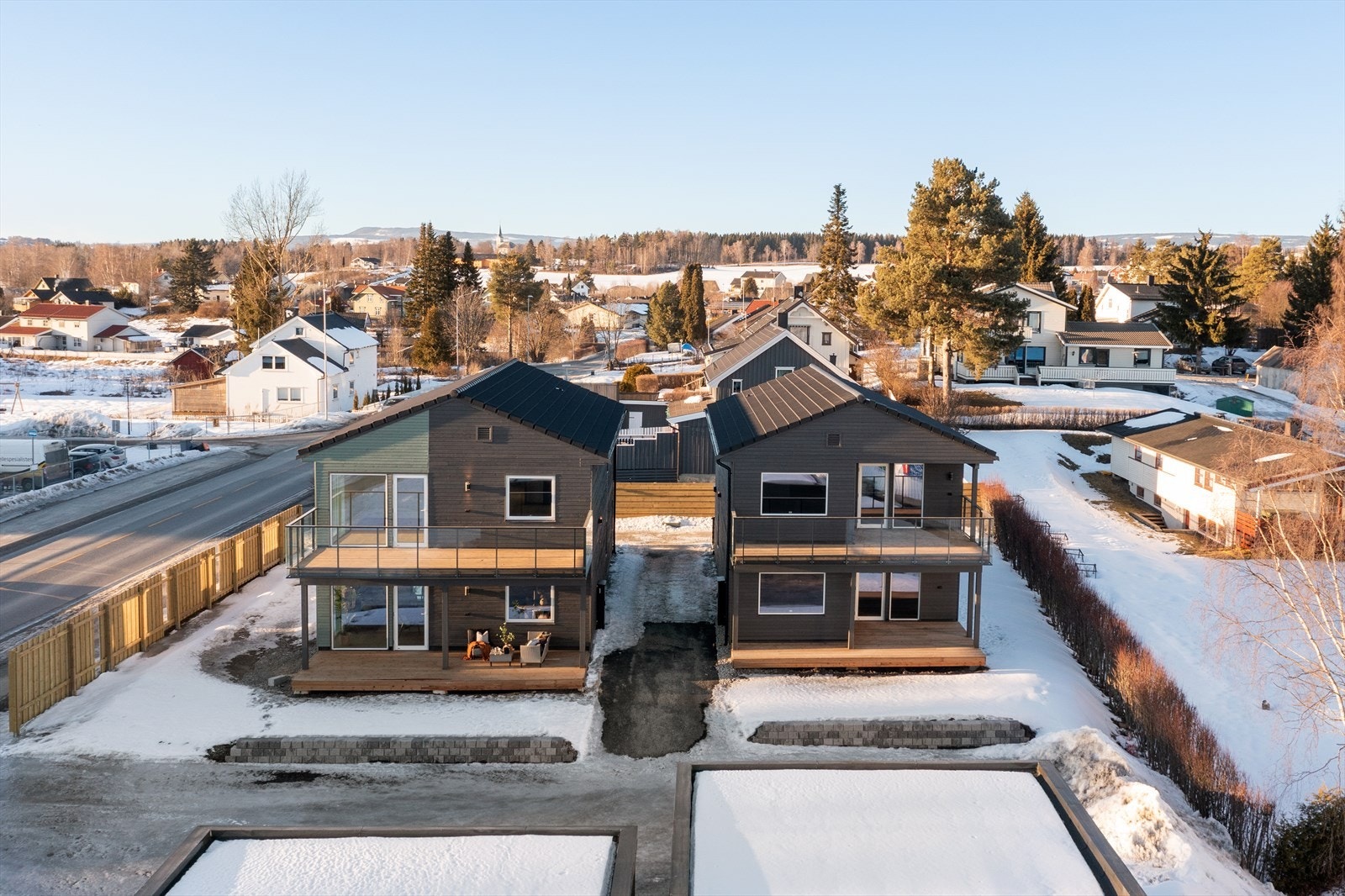Det er fine turområder i umiddelbar nærhet - sommer som vinter Galleribilde