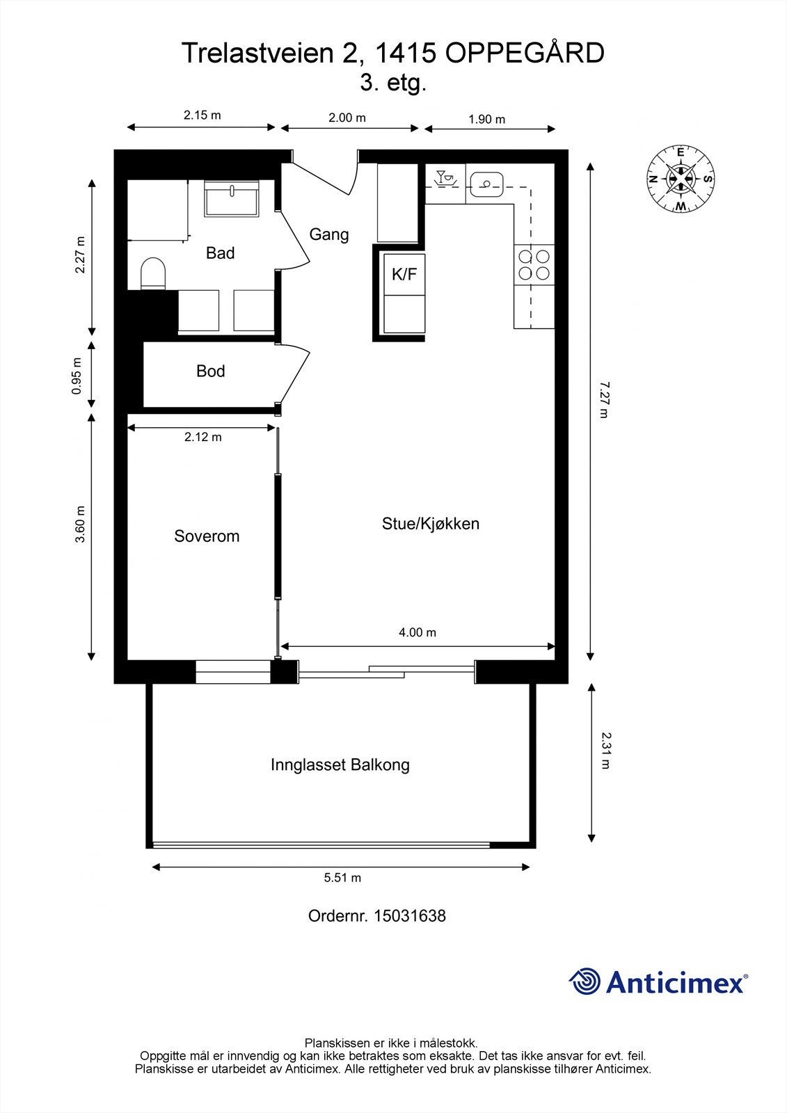 Plantegning Galleribilde