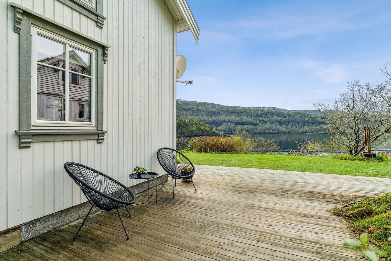 Koselig uteplass Galleribilde