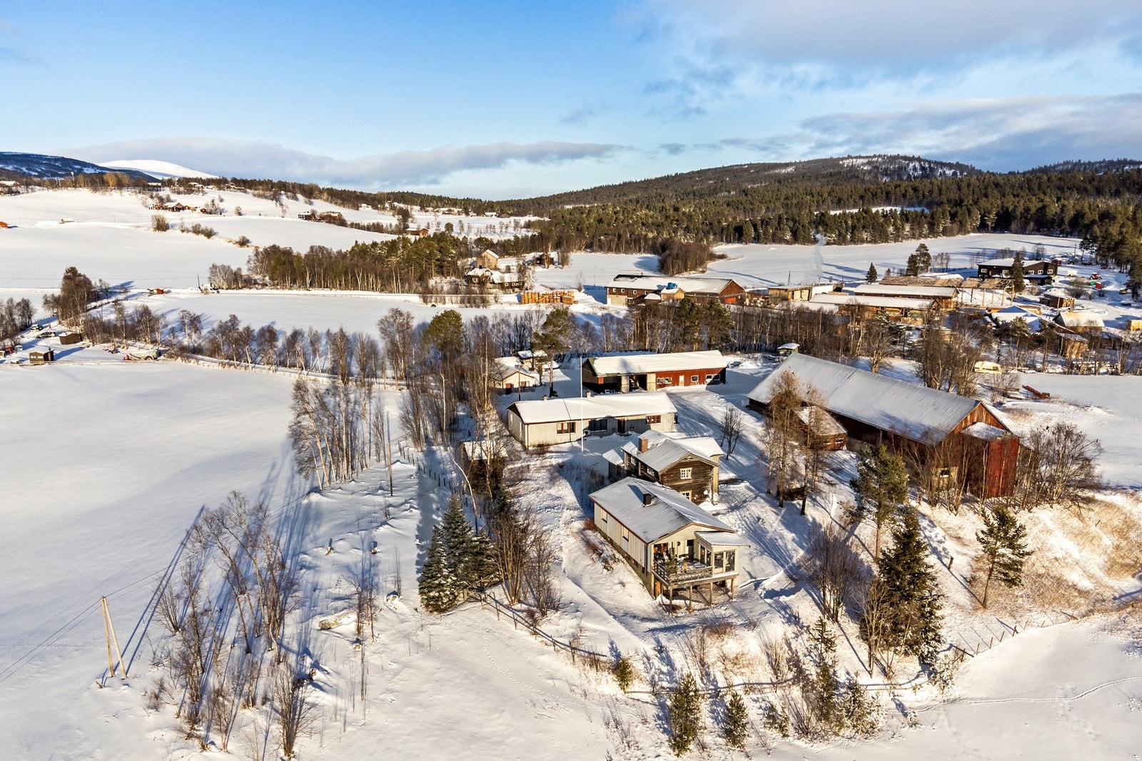 Dronebilde Galleribilde