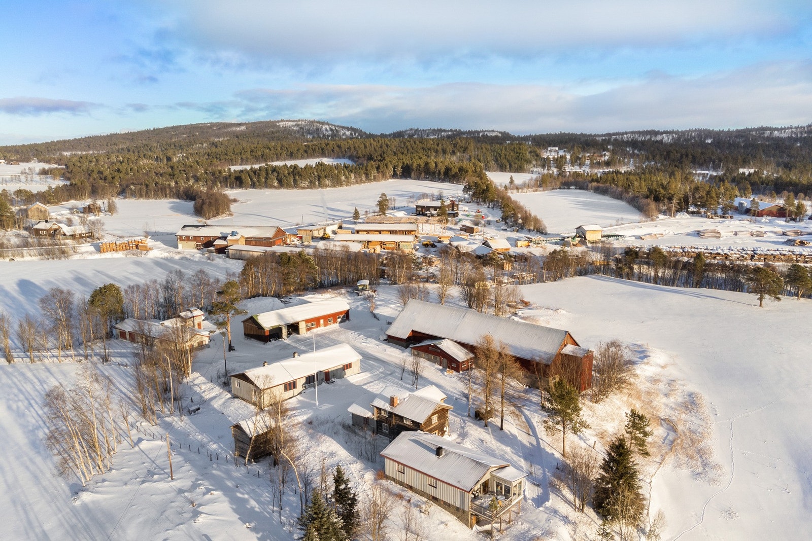 Dronebilde Galleribilde