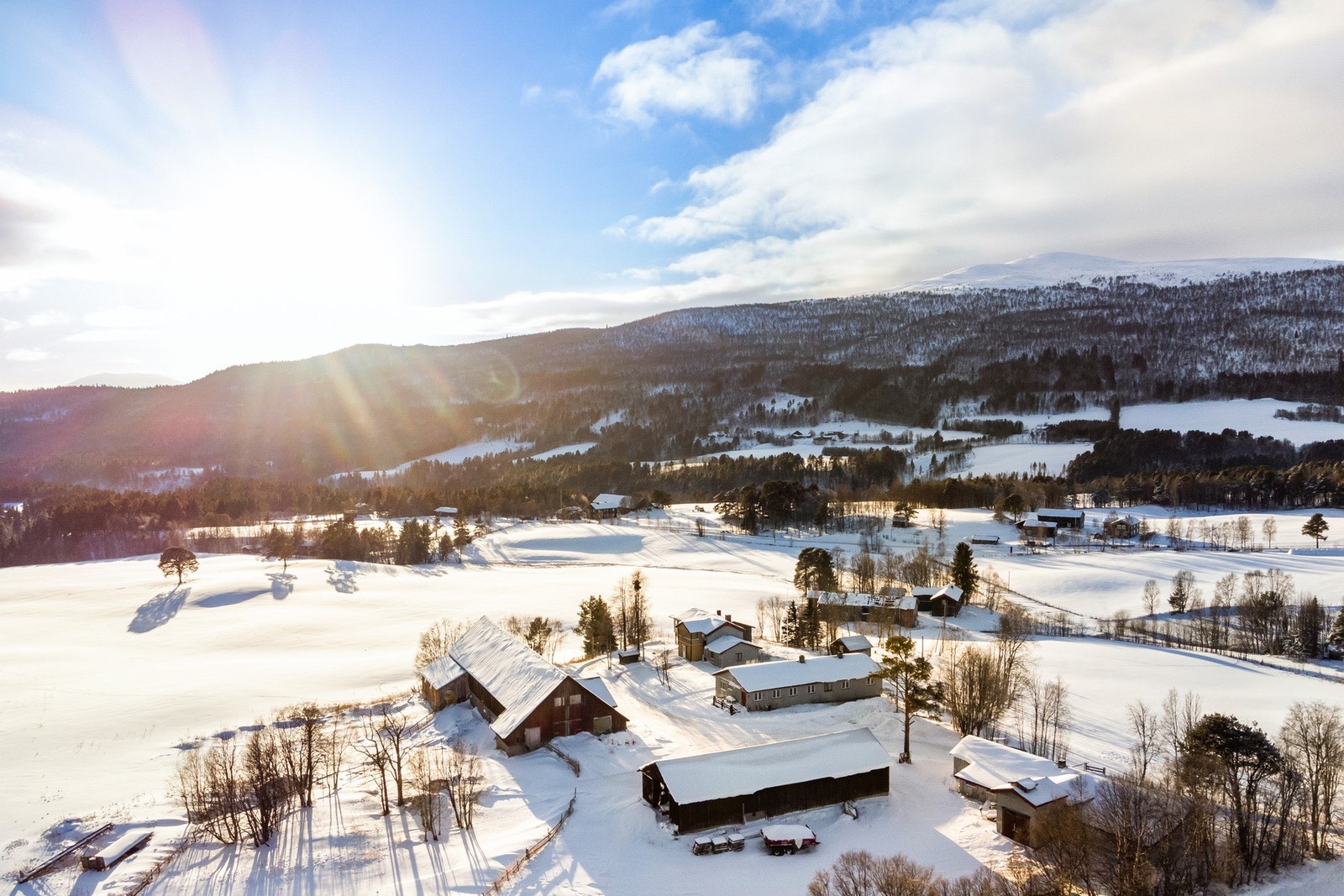 Dronebilde Galleribilde