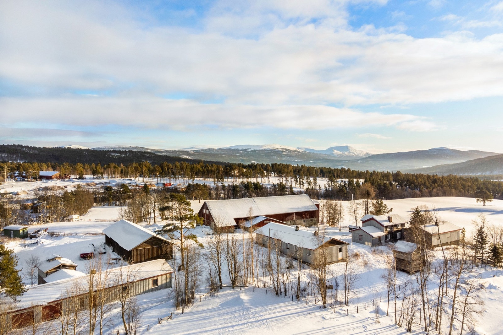 Dronebilde Galleribilde