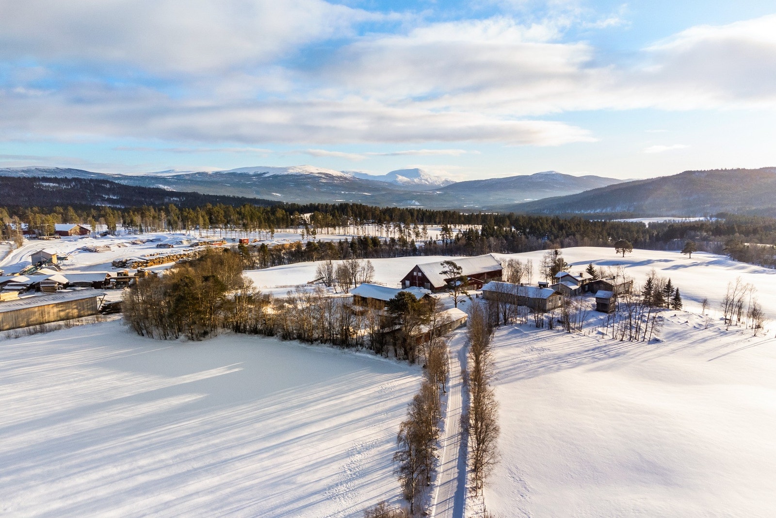 Dronebilde Galleribilde
