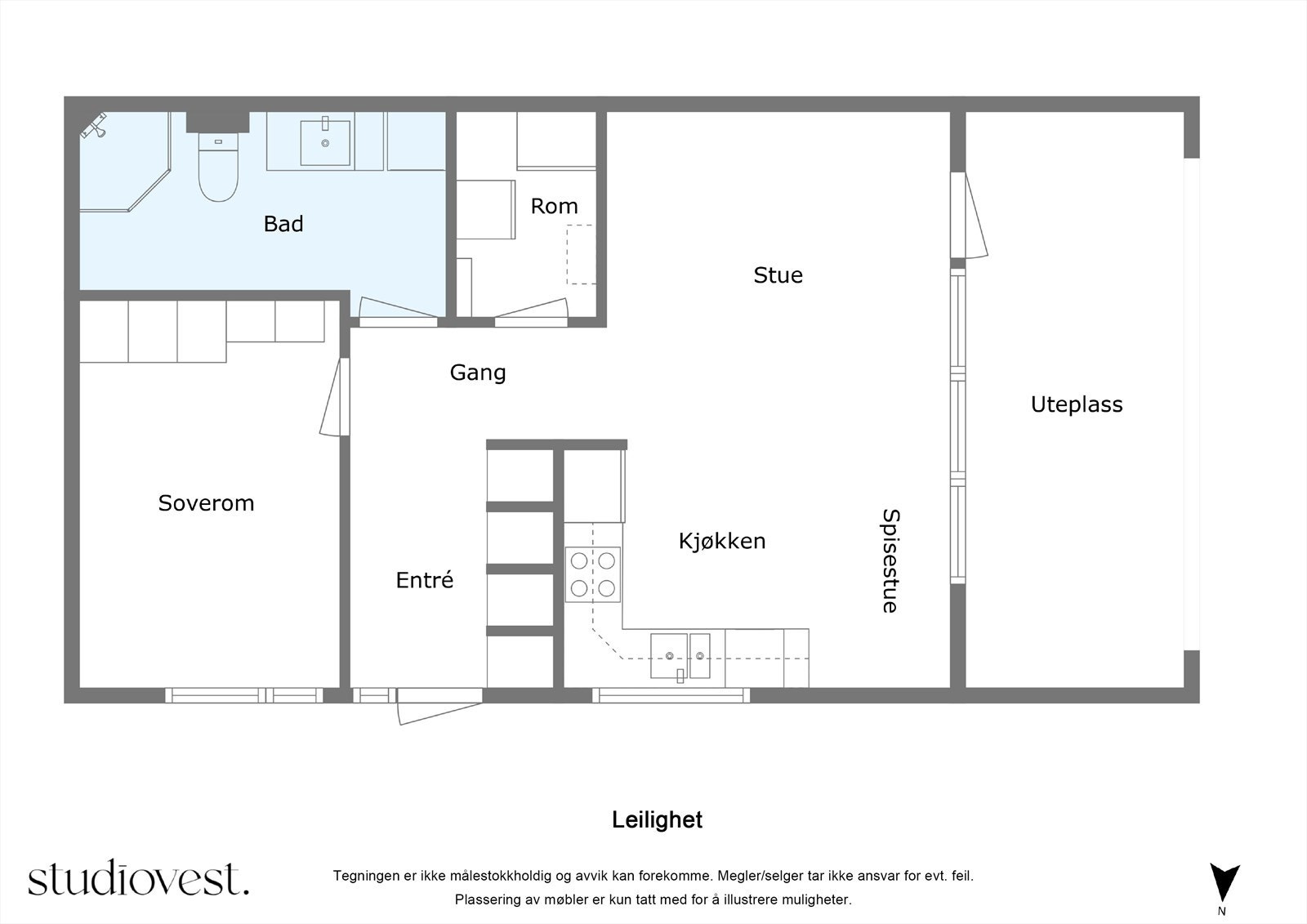 Planskisse 2D Galleribilde