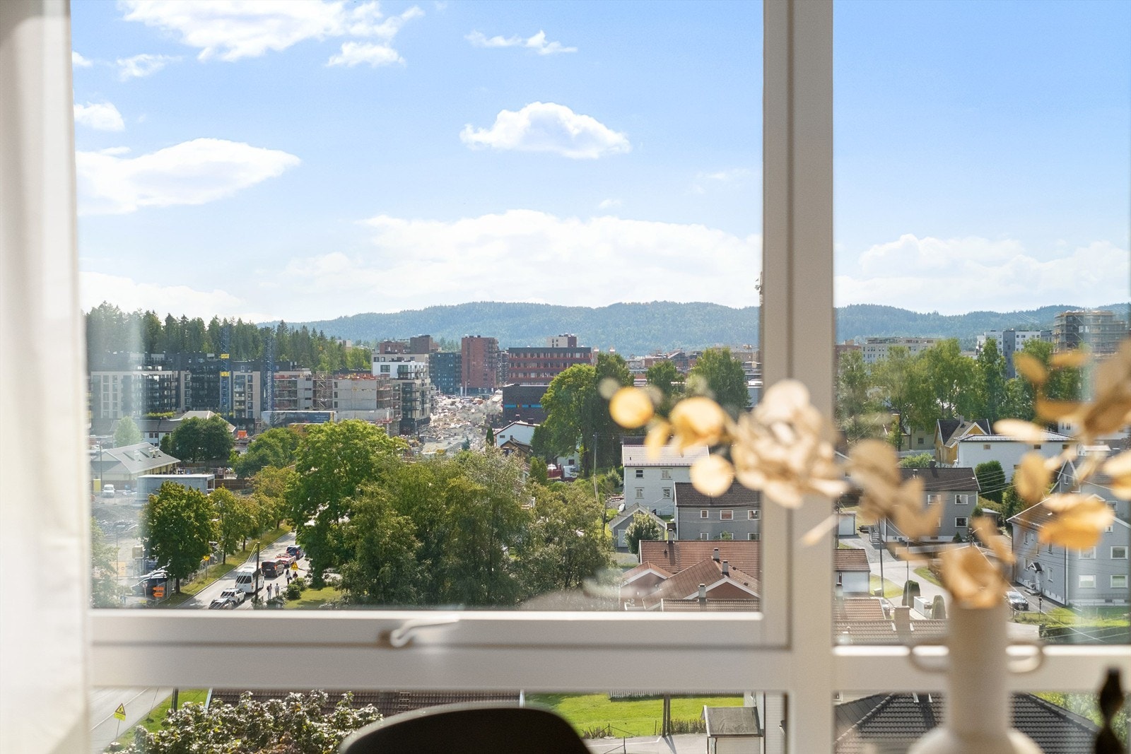 Flott utsikt fra spisestuen. Galleribilde