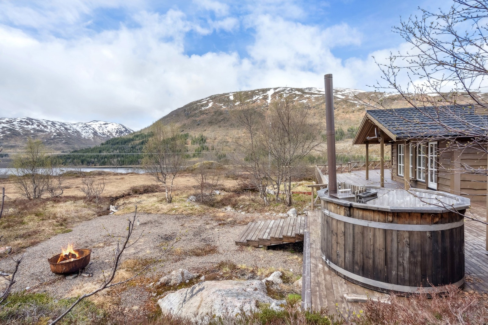 Her får man også nyte luksusen av å ha en badestamp Galleribilde