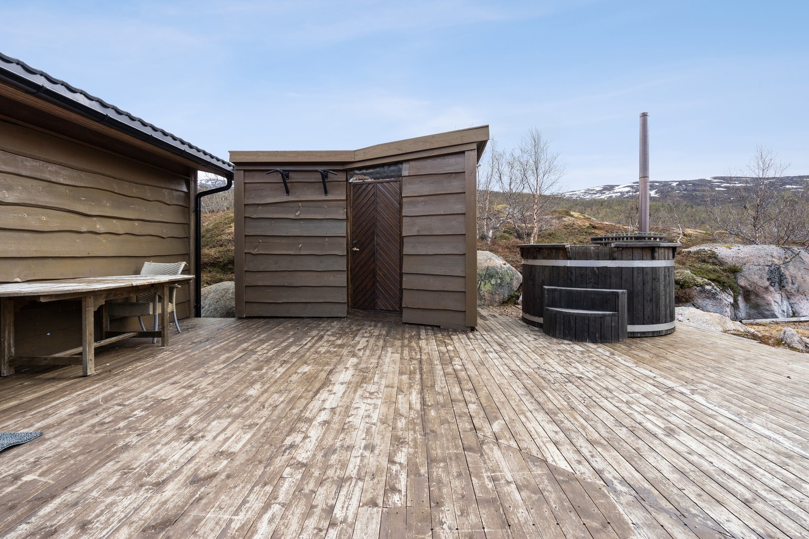 Praktisk utebod Galleribilde