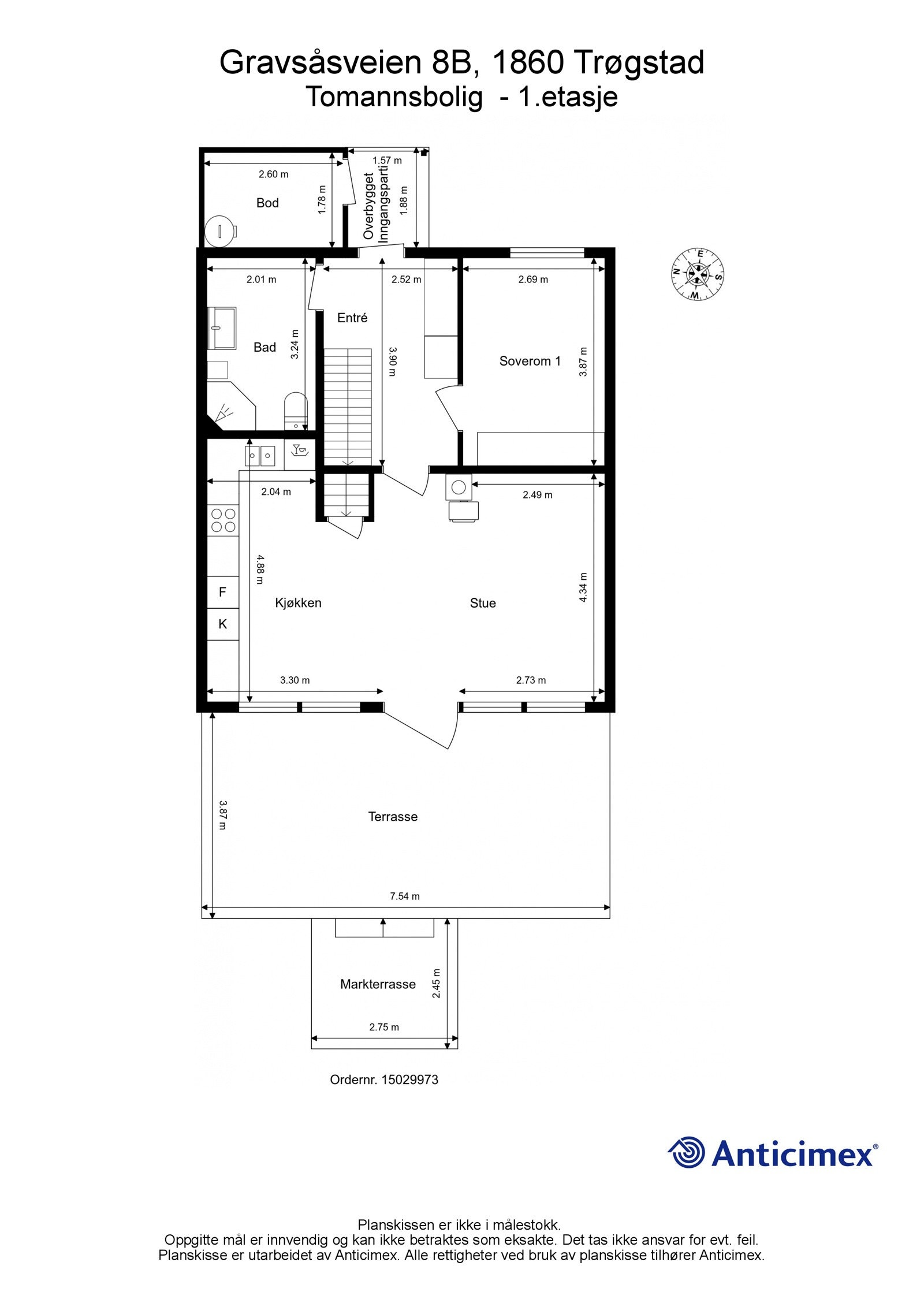 Plantegning 1.etasje Galleribilde