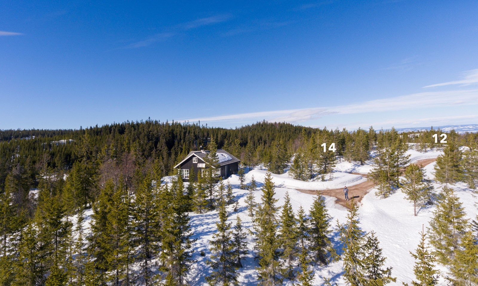 Fjæluhøgda er stedet for deg som ønsker å ha en hytte hvor du kan trekke deg tilbake og nyte naturen til fulle Galleribilde