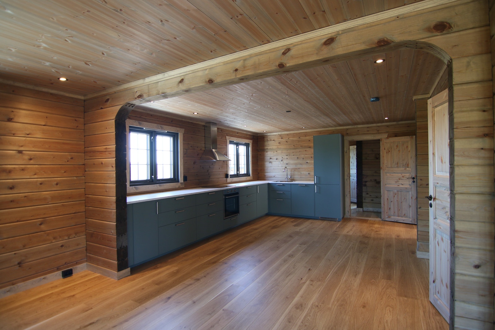 God plass inn til stor stue Galleribilde