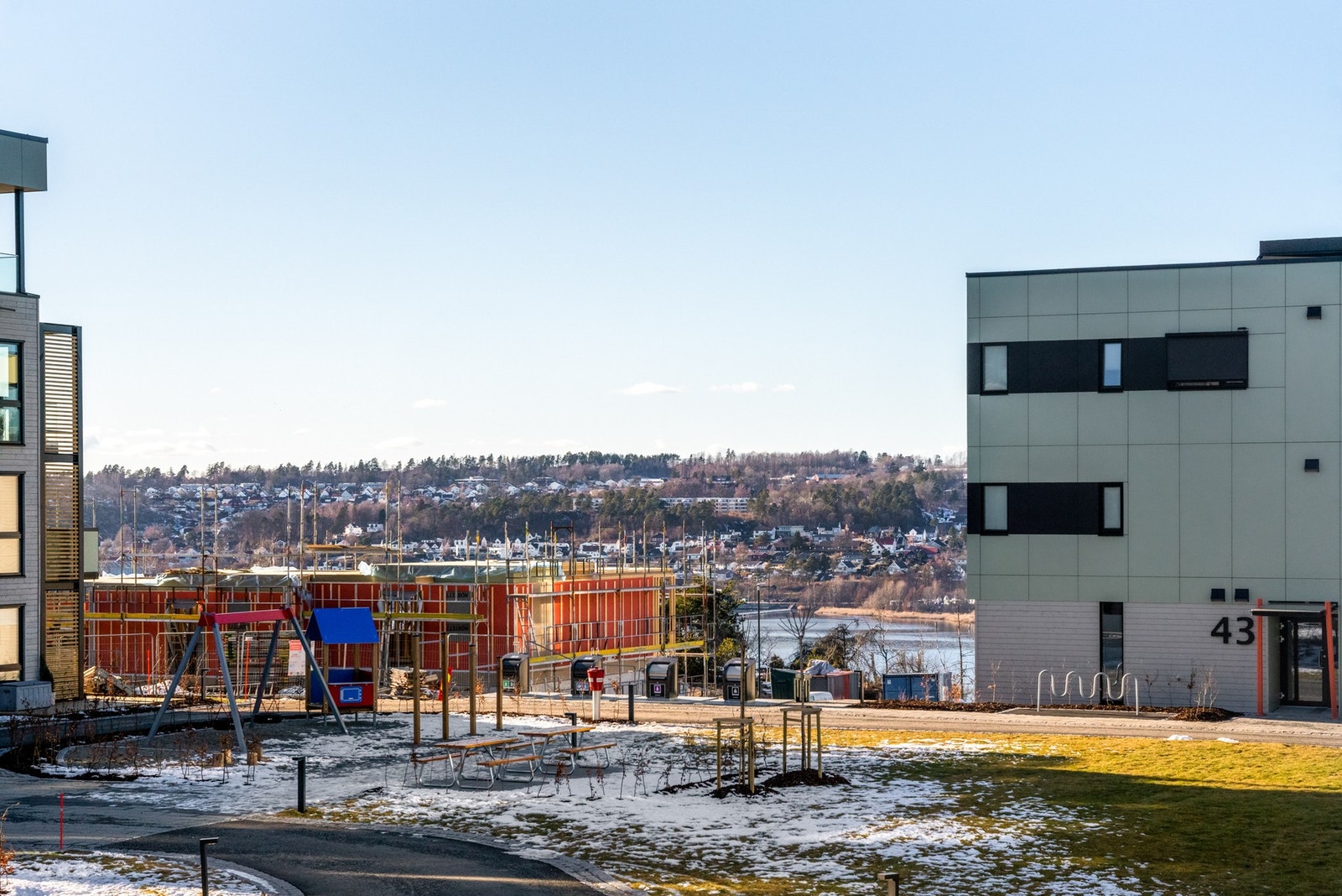 Utsyn fra balkong Galleribilde